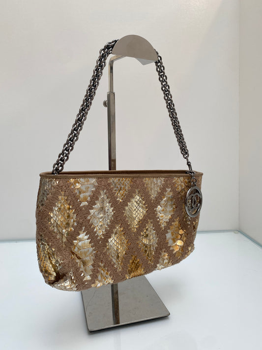 Chanel Mauve & Metallic Exotic Mini Bag