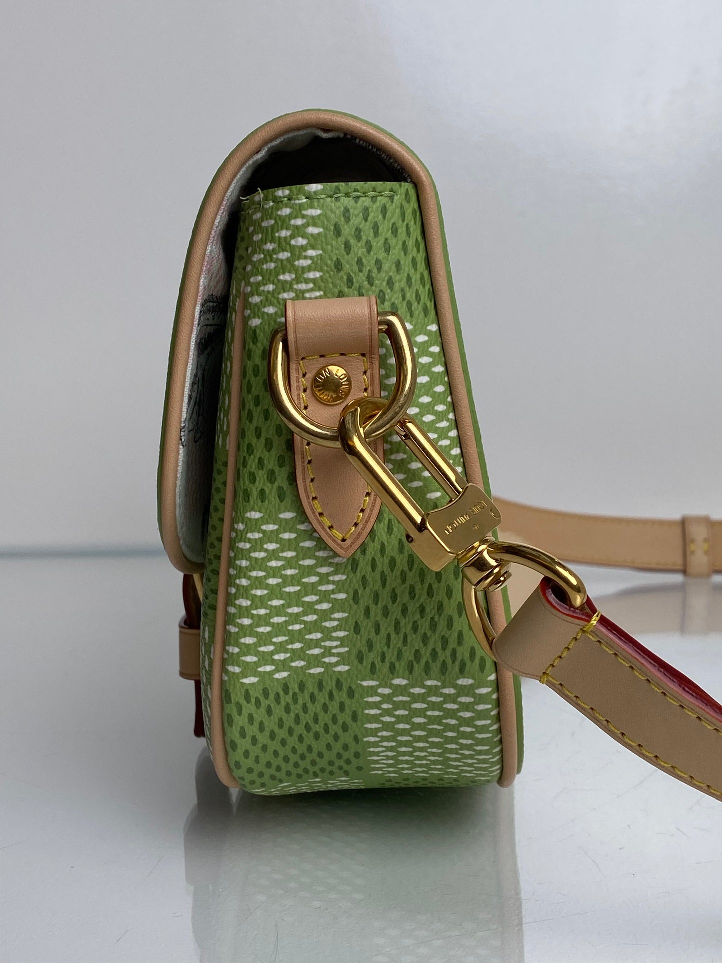 Louis Vuitton x Tyler The Creator Montsouris Messenger Green Damier Golf Bag