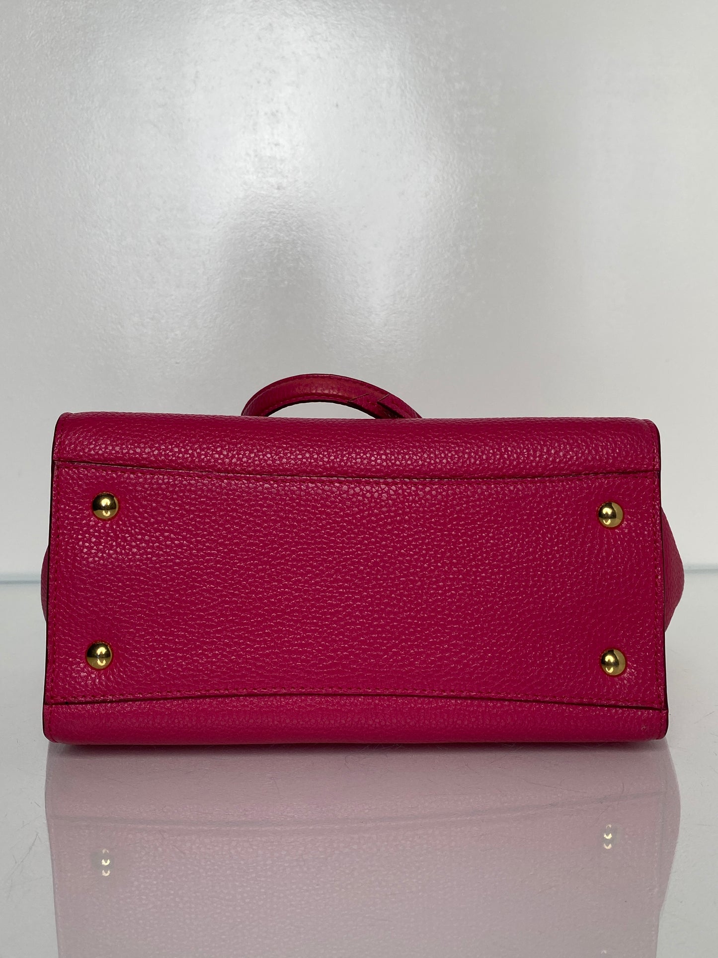 Salvatore Ferragamo Pink Small Crossbody Tote GHW