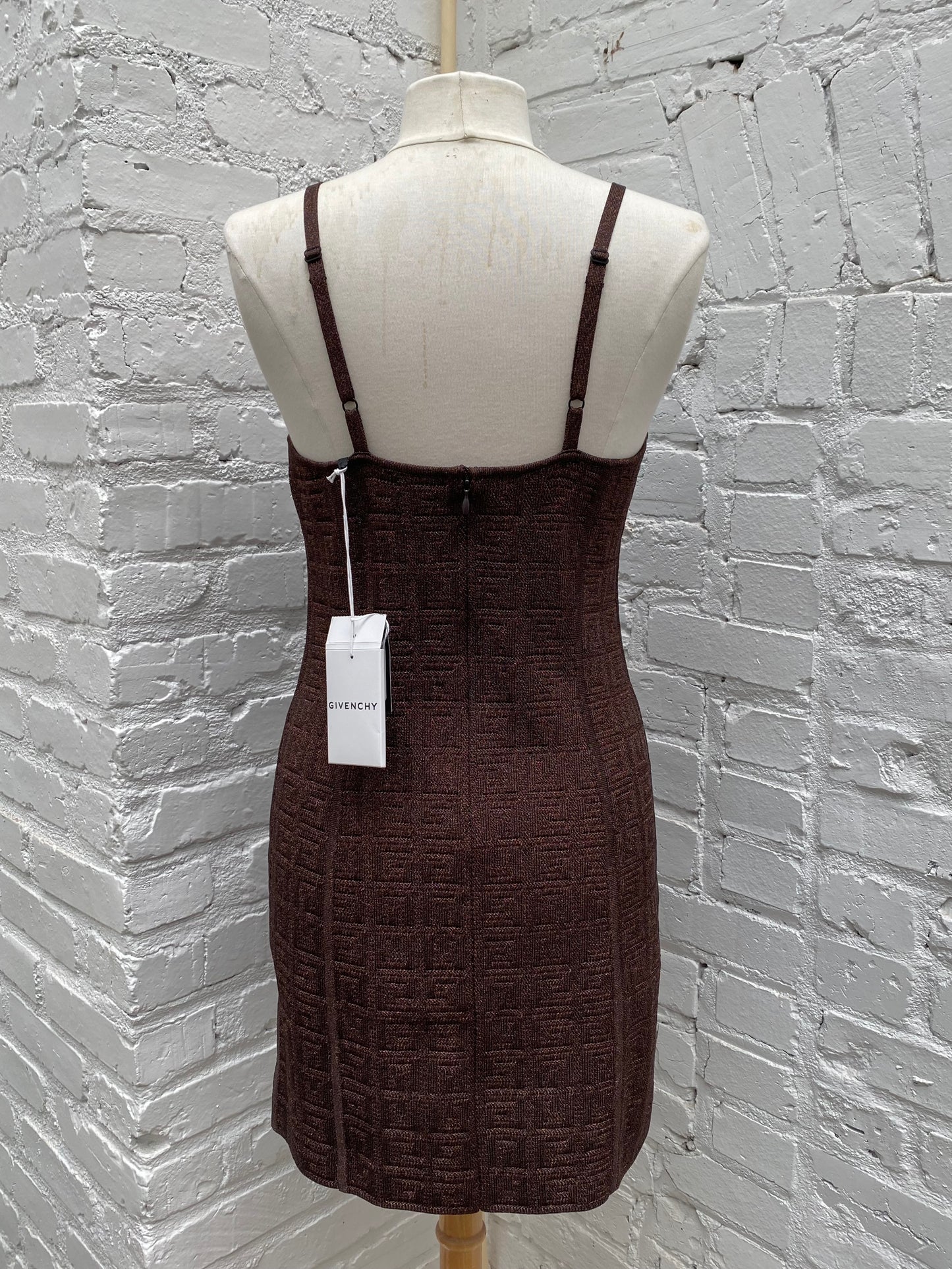 Givenchy Brown Metallic Dress, L