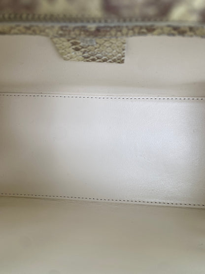 Givenchy Mini Antigona Lock Snakeskin Bag SHW