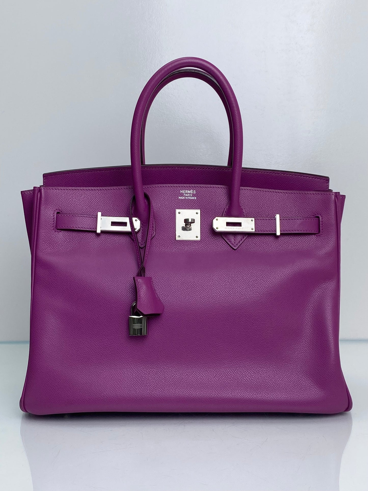 Hermes Birkin 35 Anemone Epsom PHW #I