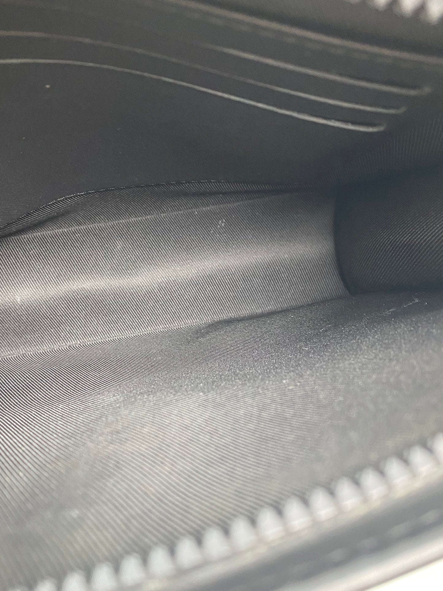 Louis Vuitton Blue, Yellow, & Black Gradient Voyage Pouch