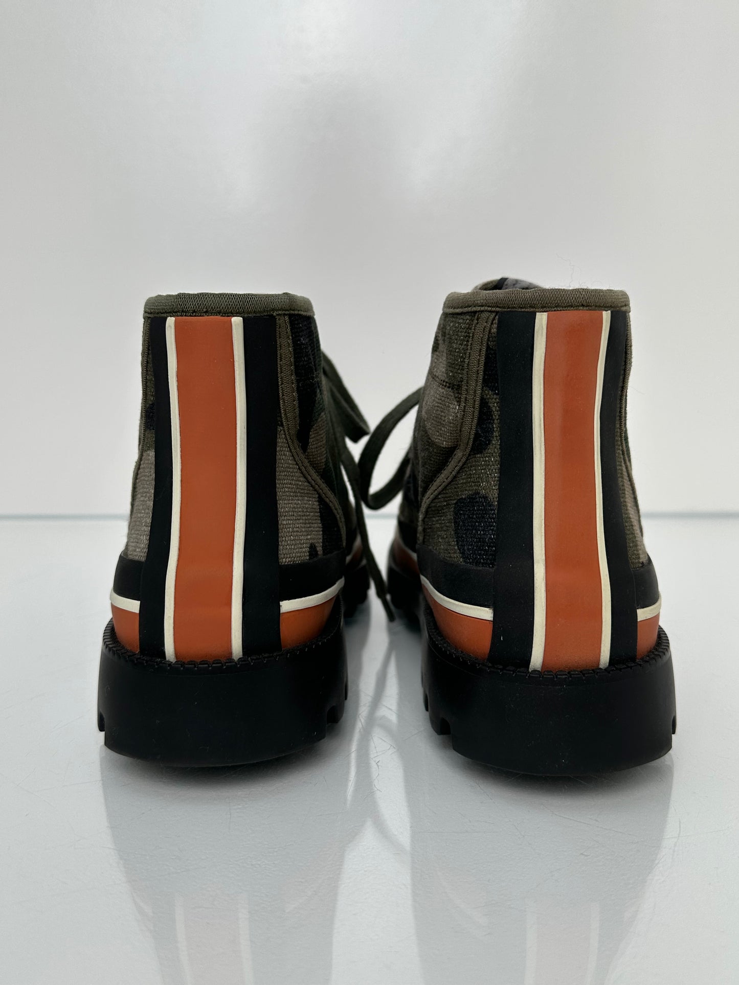 Valentino Camo Combat Boots, 39