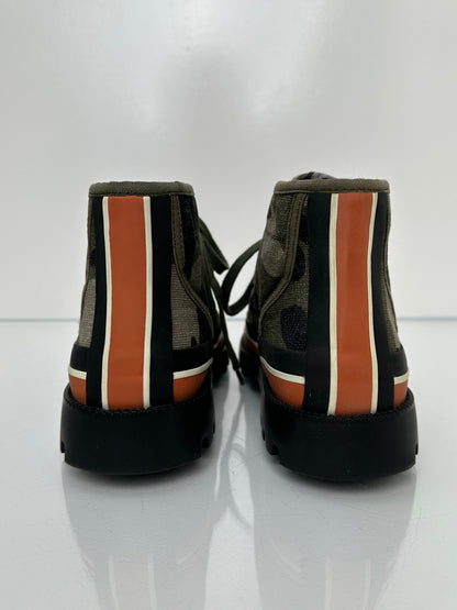 Valentino Camo Combat Boots, 39