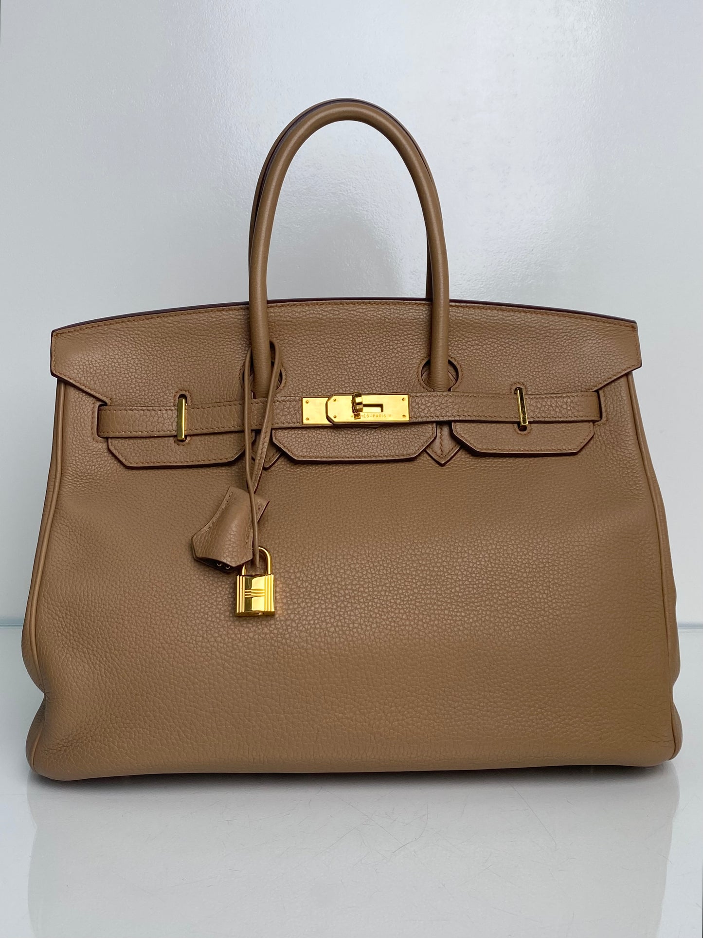 Hermes Birkin 35 Tabac Camel GHW #P