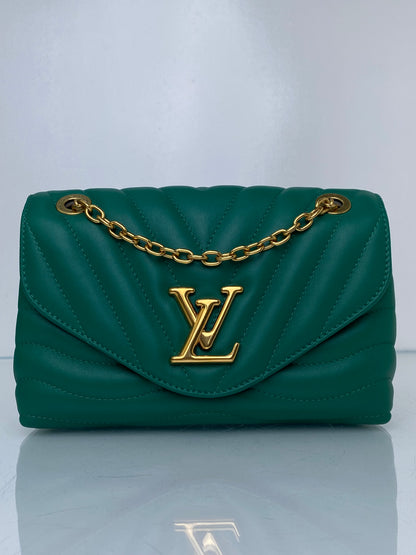 Louis Vuitton Green New Wave Crossbody Bag GHW