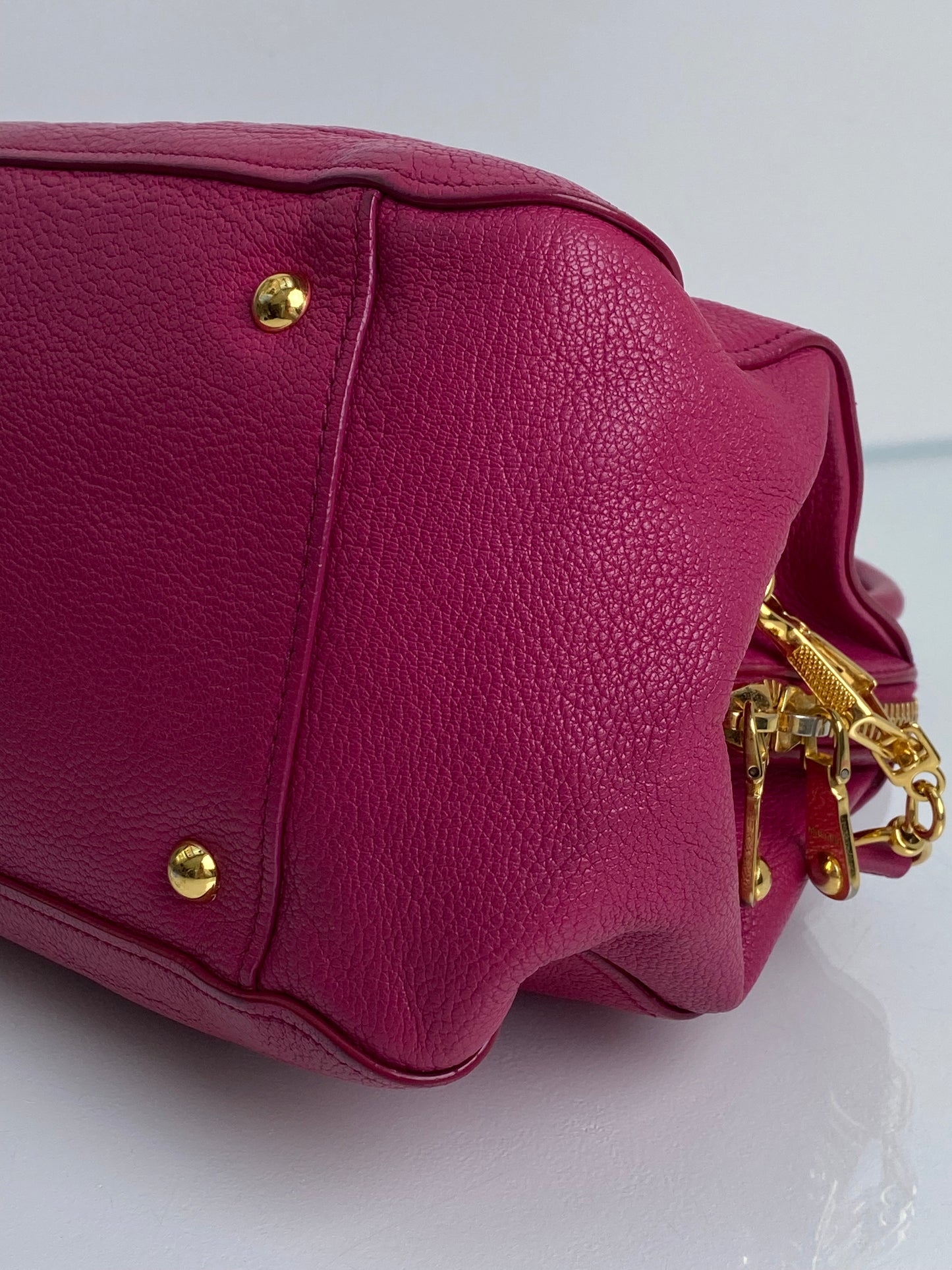 Miu Miu Pink Boston Bag GHW