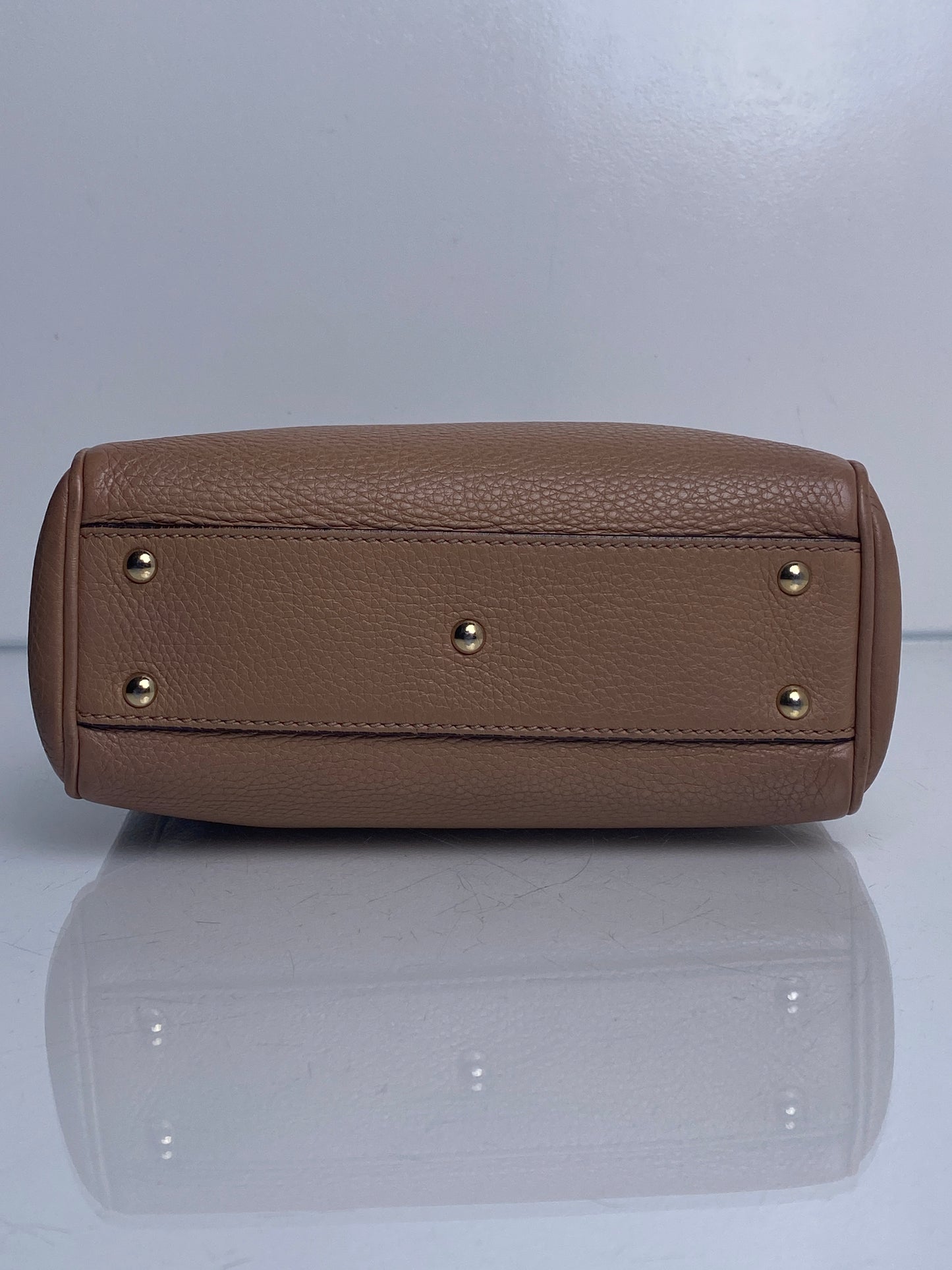 Gucci Vintage Nude Diana Bamboo Bag LGHW