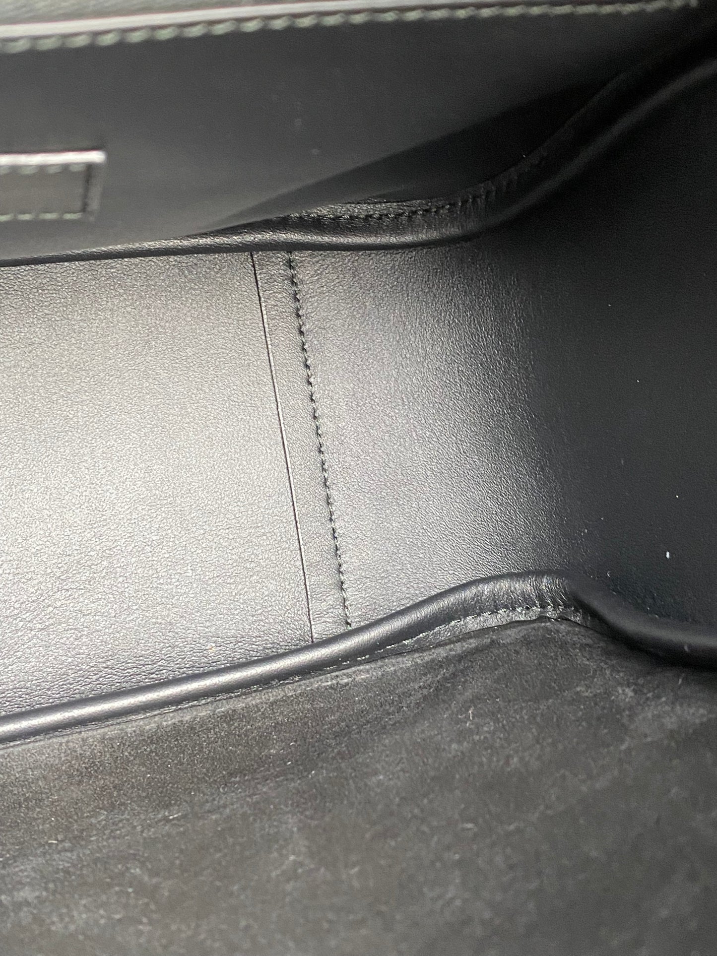 Saint Laurent Black Leather 5 Á 7 Small Bag GHW