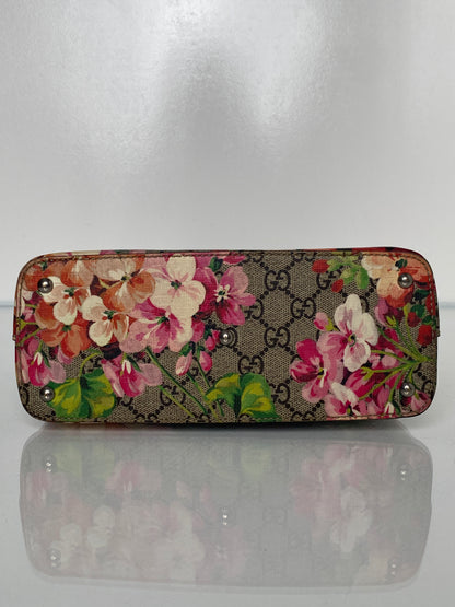 Gucci Blooms Mini Crossbody Tote Bag Pink GHW