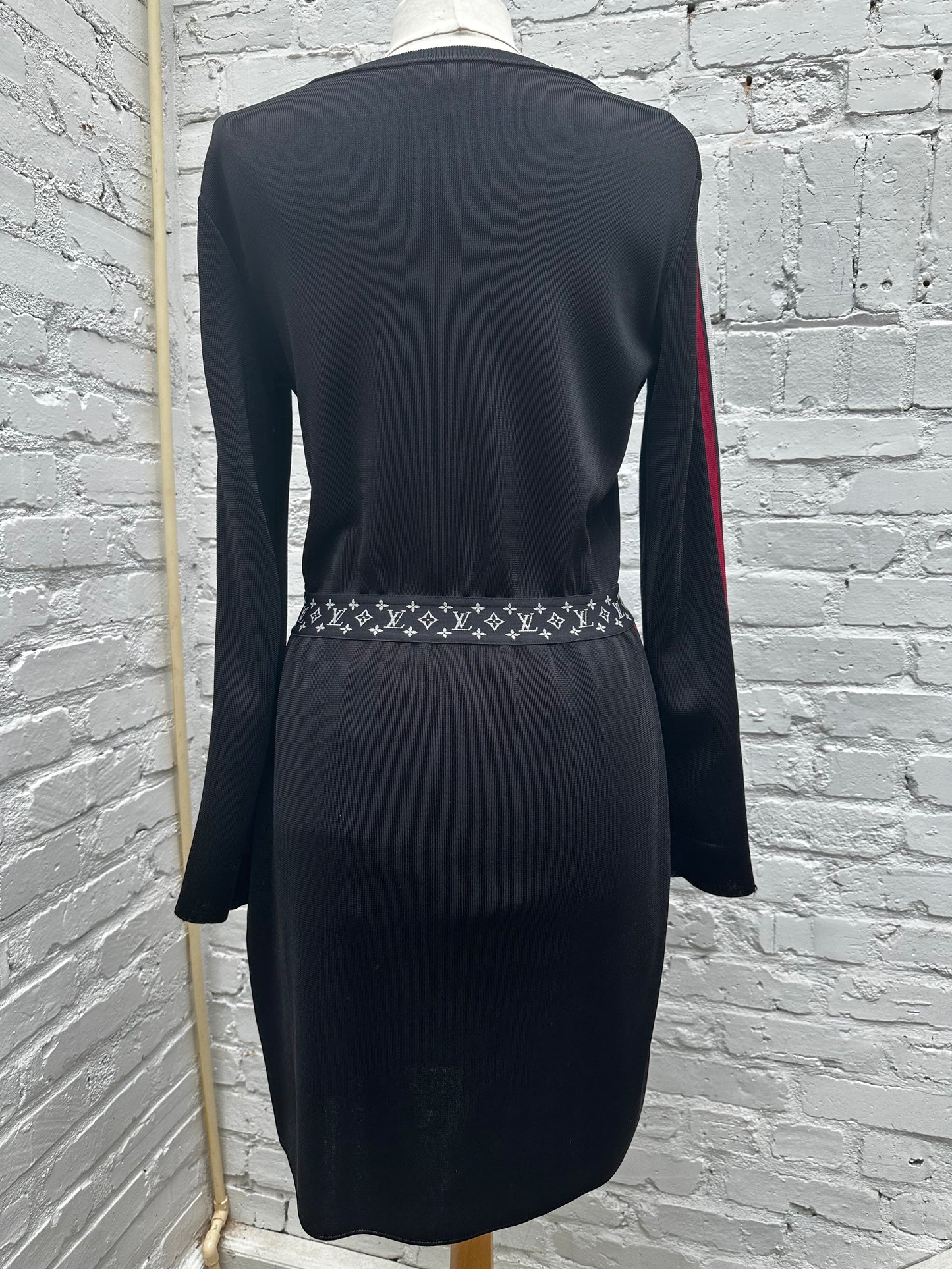 Louis Vuitton Black Racer Dress L