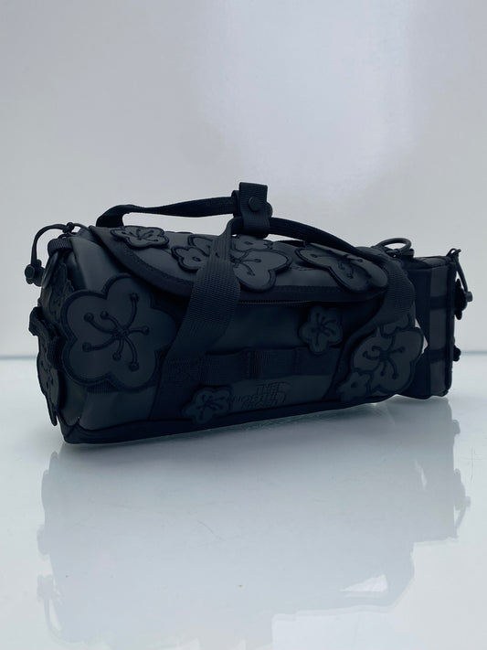 Cecile Bahnsen x The North Face Black Floral Appliqué Small Duffle Crossbody Bag BHW