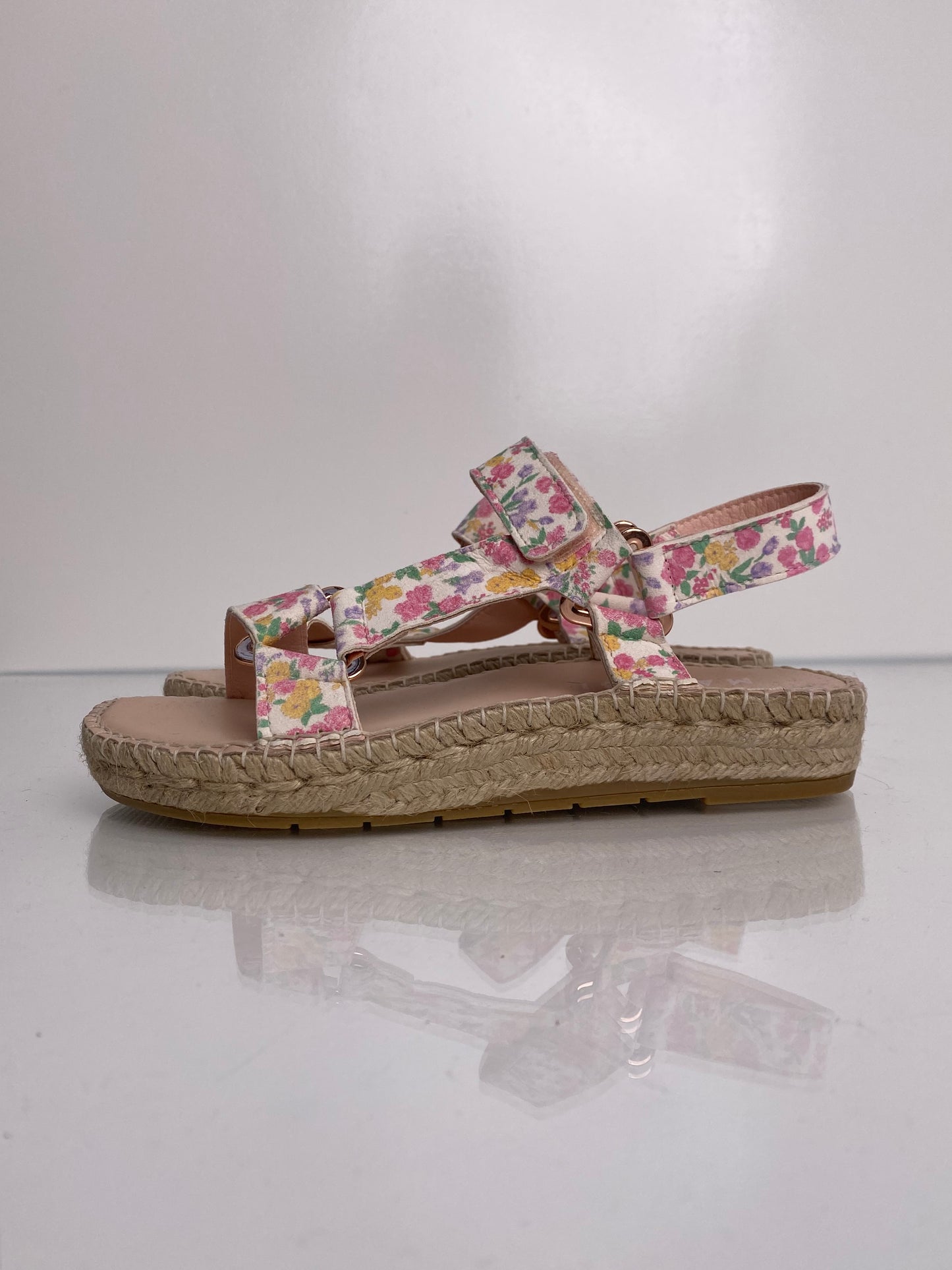 LoveShackFancy Floral Espadrille Sandals, 38