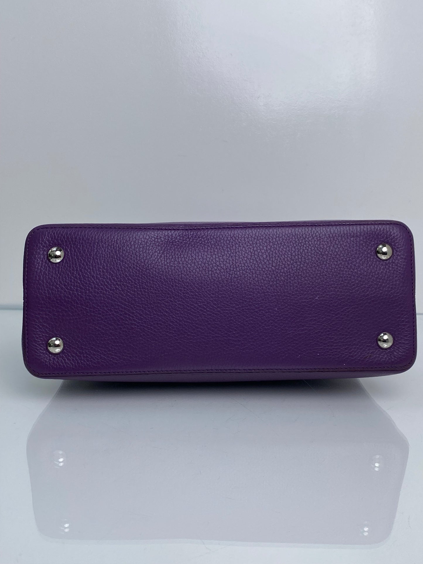 Louis Vuitton Purple Violet Capuccine MM SHW