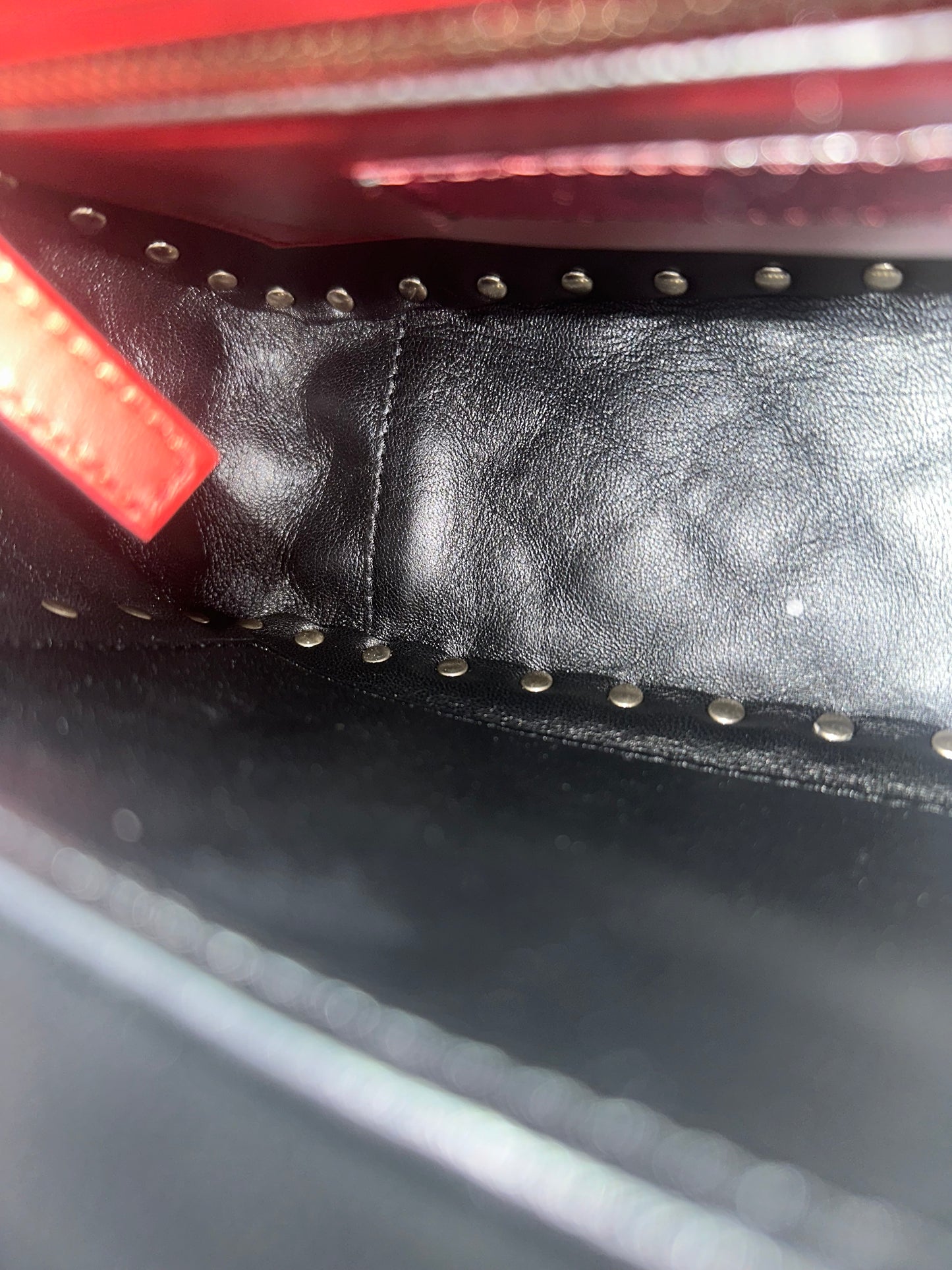 Valentino Black Rockstud Top Handle Crossbody Bag GHW