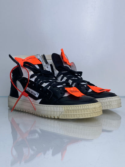 Off-White Men’s Black & White “Sample” Sneakers, 43