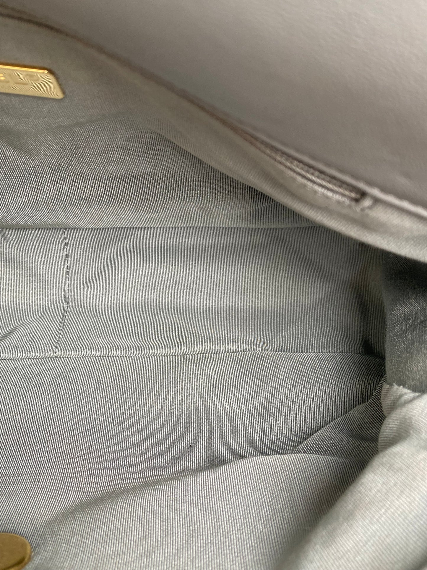 Chanel 19 Large Grey Calfskin TTHW