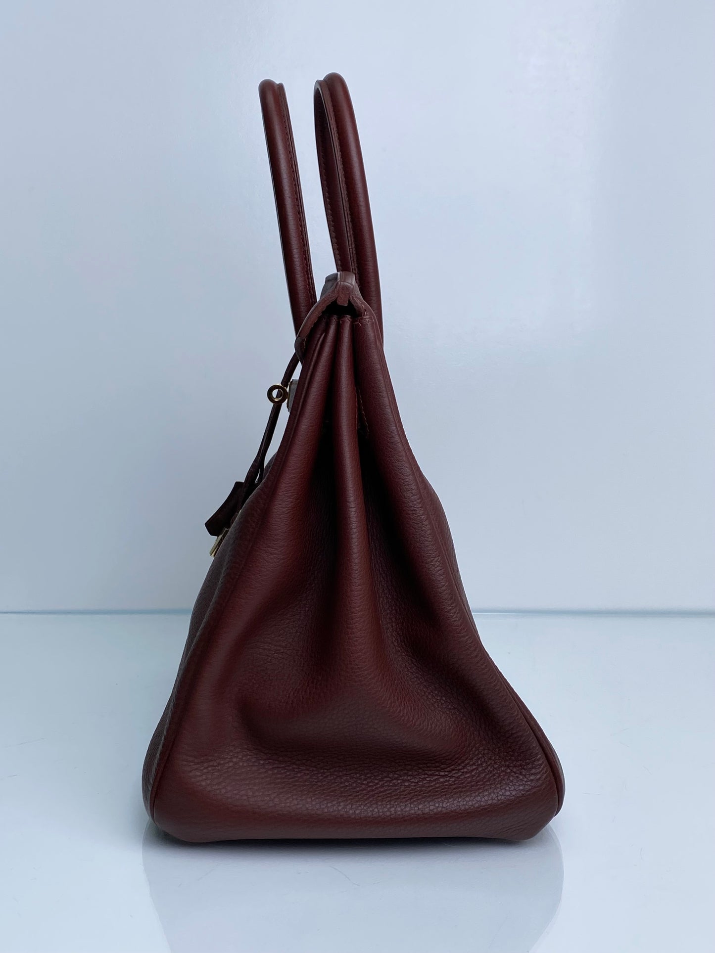 Hermes Birkin 35 Chocolate GHW #A Square