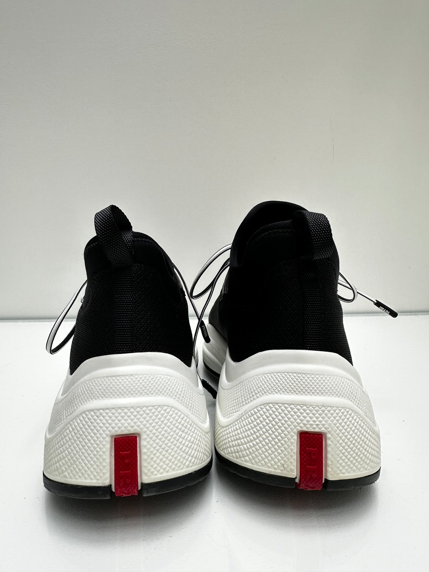 Prada Black Sneakers, 6.5