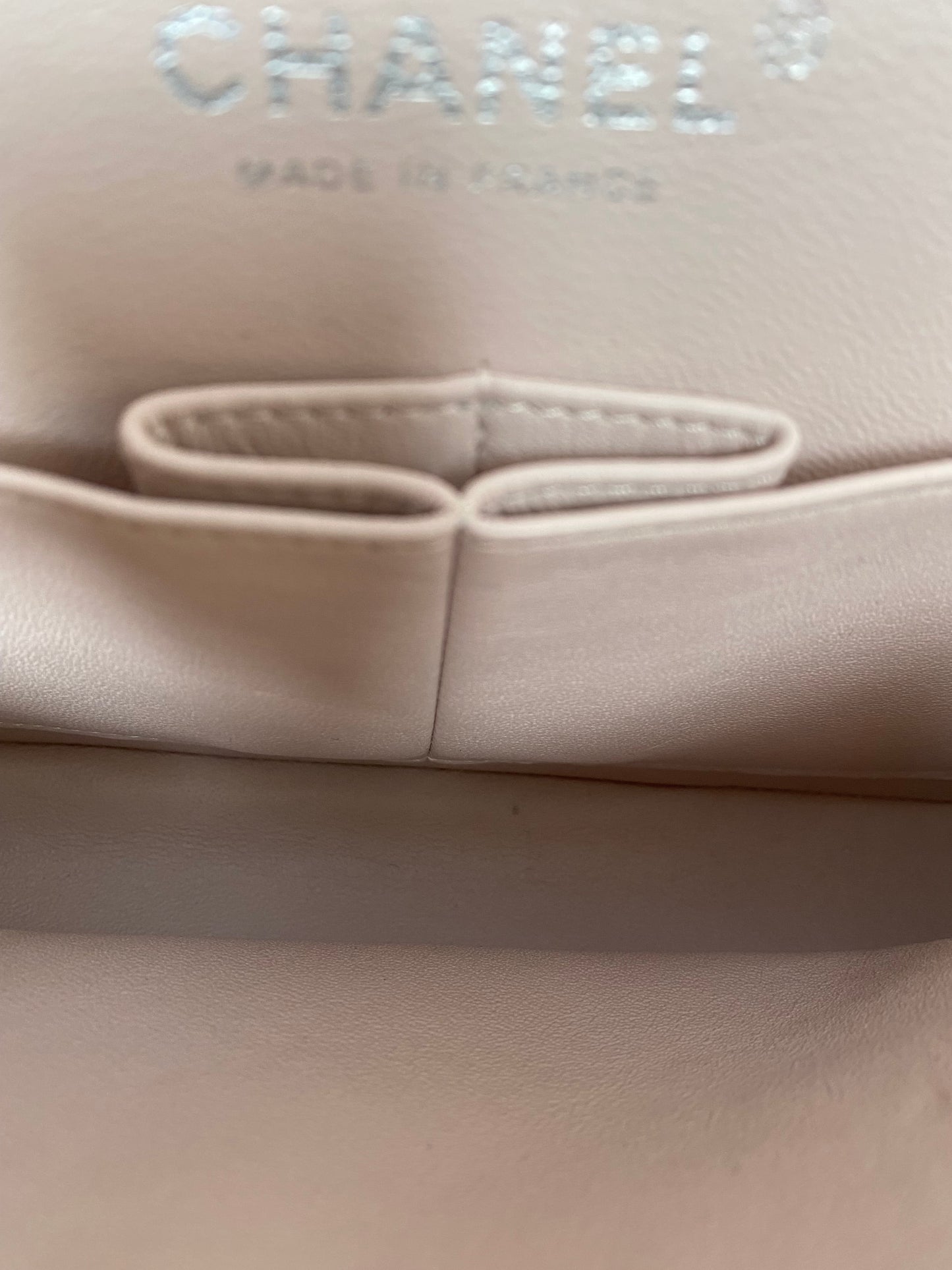 Chanel Lilac / Light Pink Quilted Lambskin Double Flap Medium Bag SHW #14