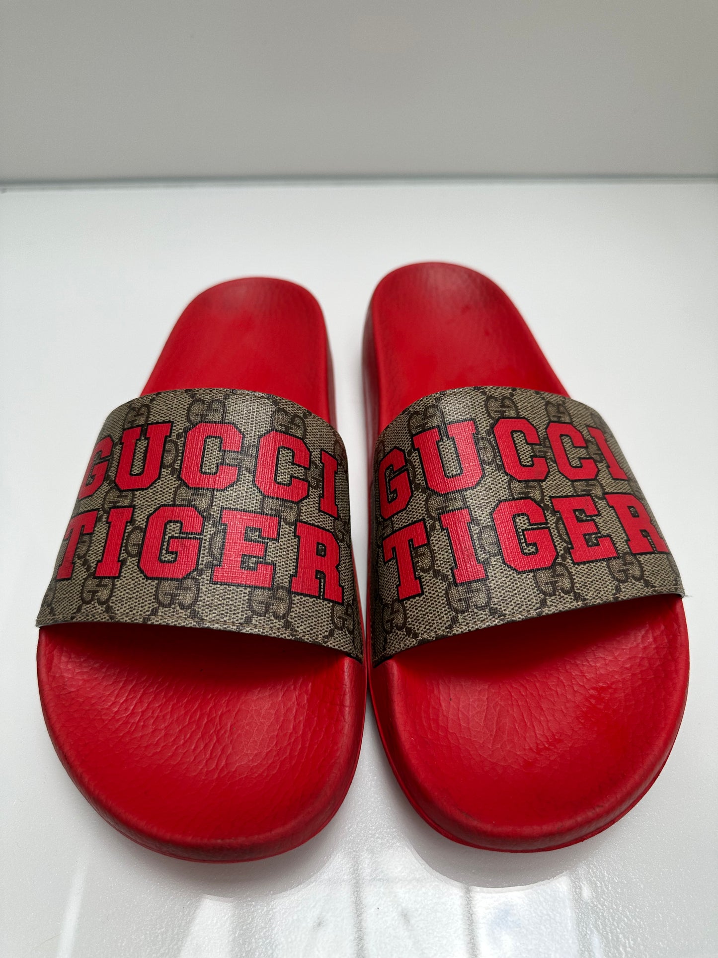 Gucci Men’s Tiger Slides, 12