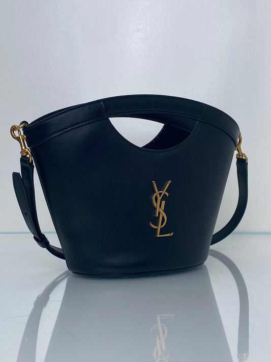 Saint Laurent Black Celia Tote Bag GHW