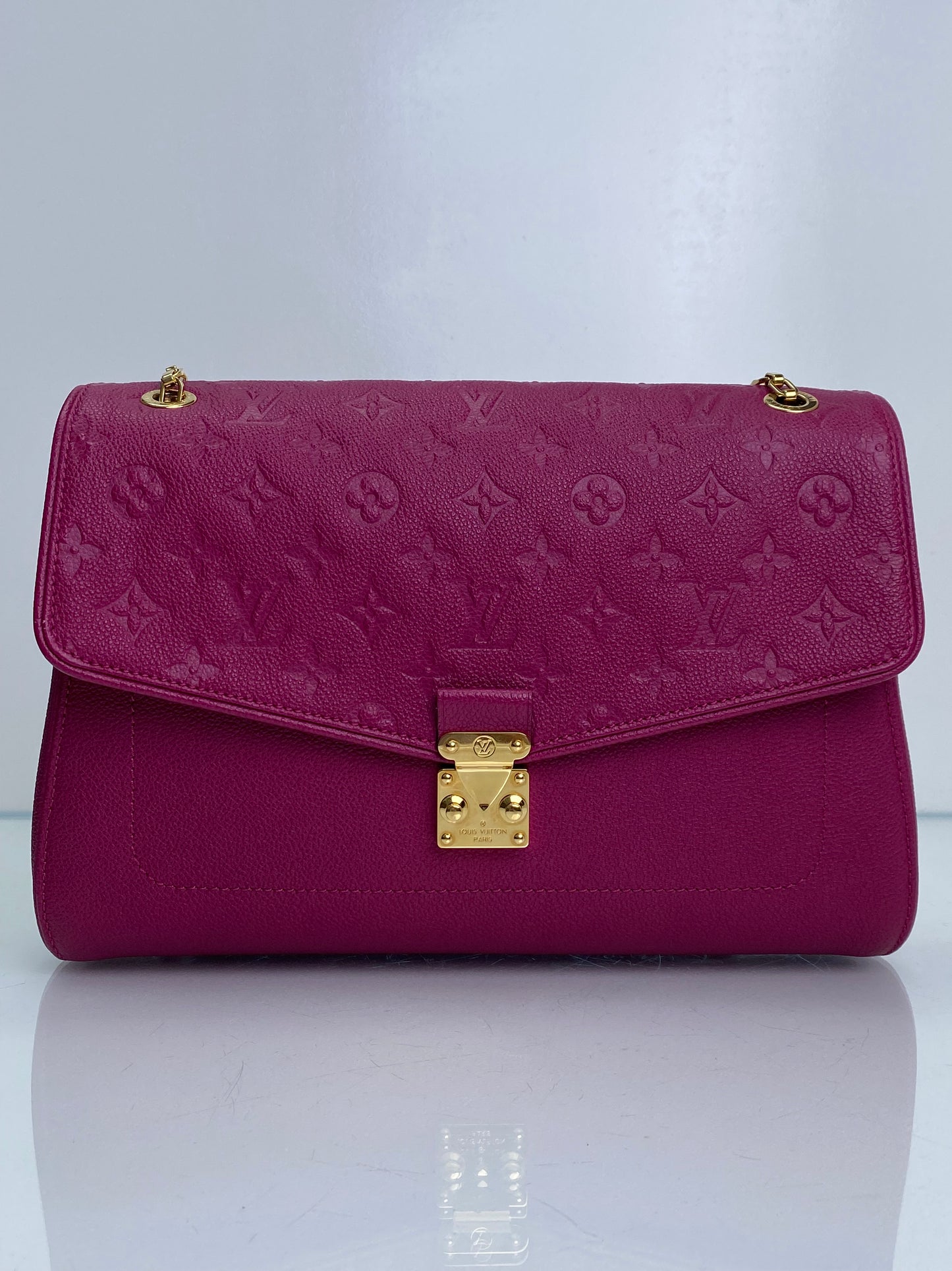 Louis Vuitton Fuschia Empreinte Saint Germaine MM GHW