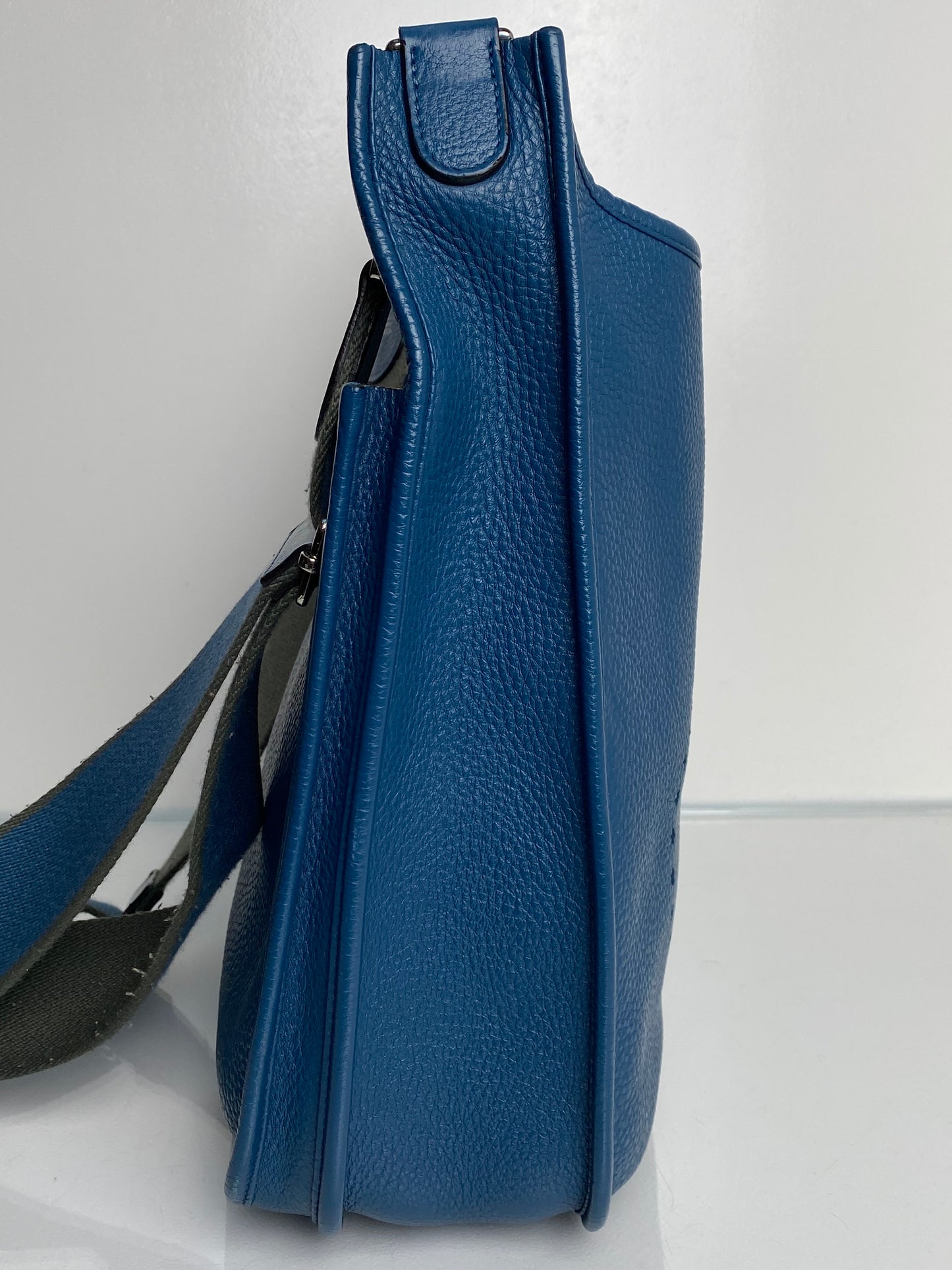 Hermes Evelyne GM Bleu Clemence PHW