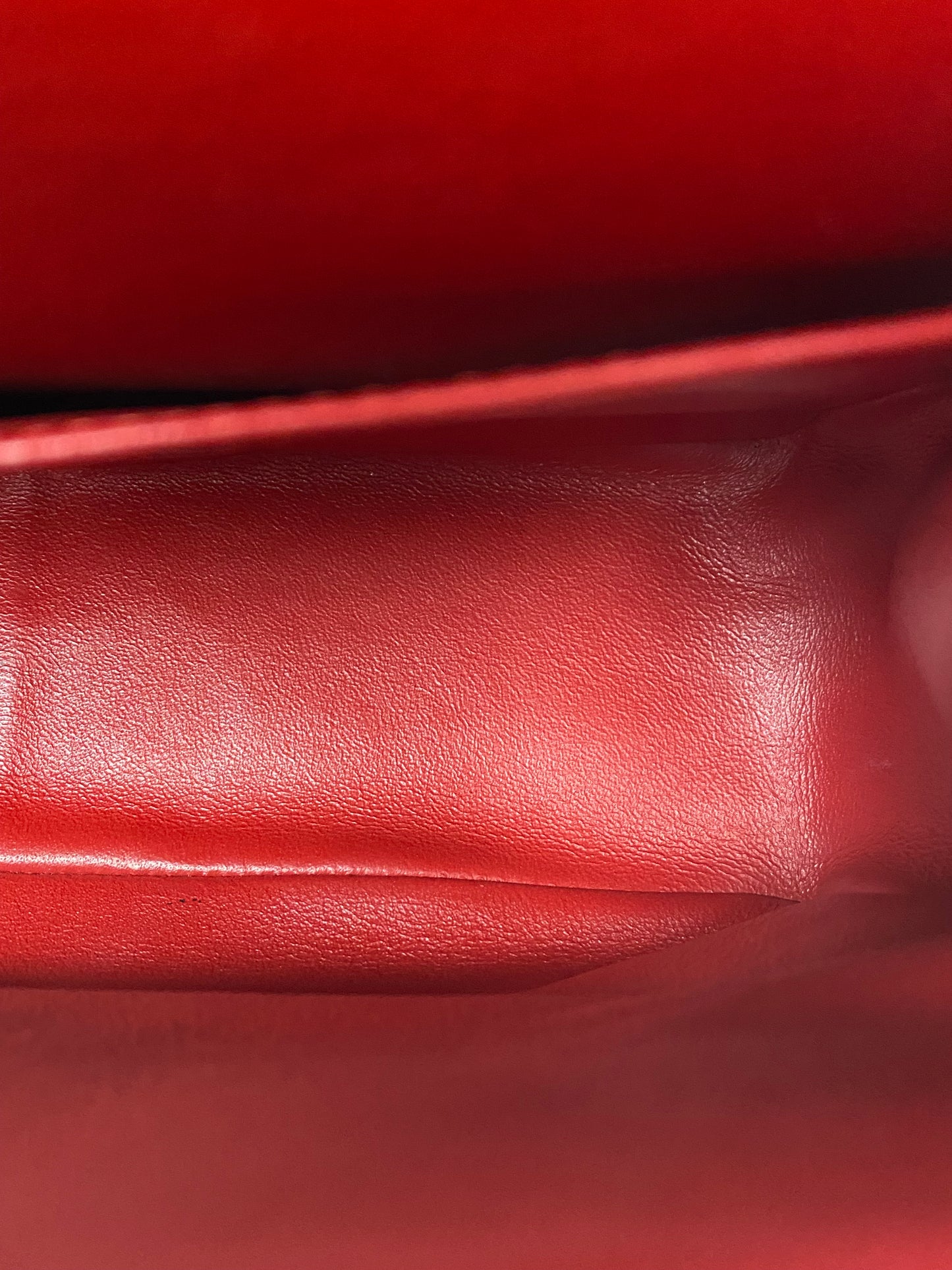 Chanel Red Caviar Quilted Jumbo Double Flap Bag SHW #19