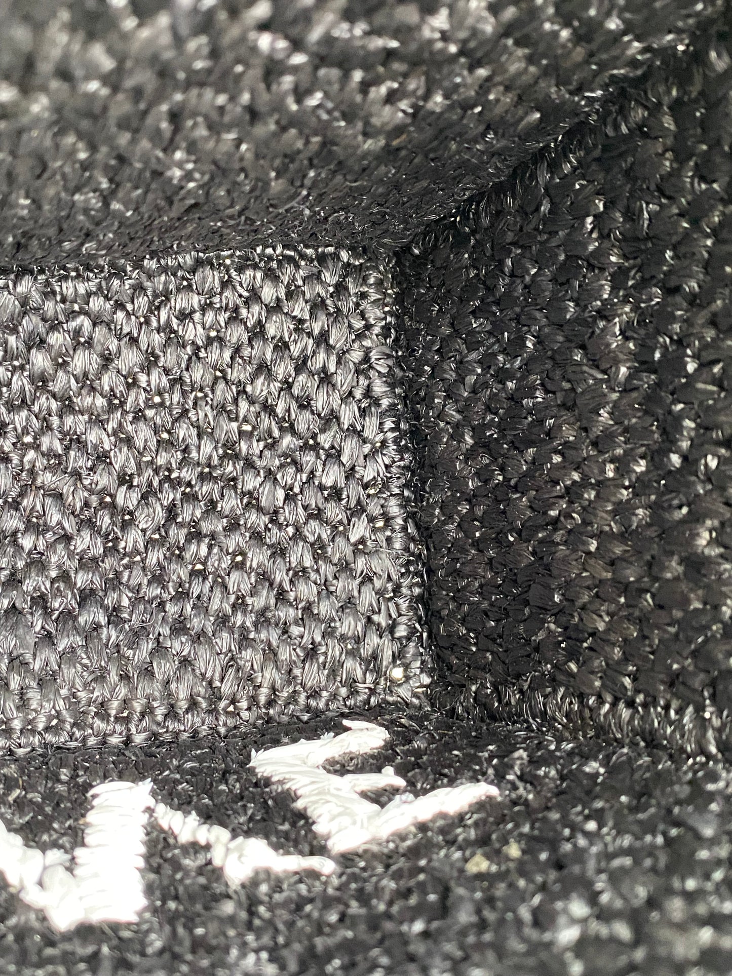 Loewe Women's Black Font Tote Bag w/Strap GHW
