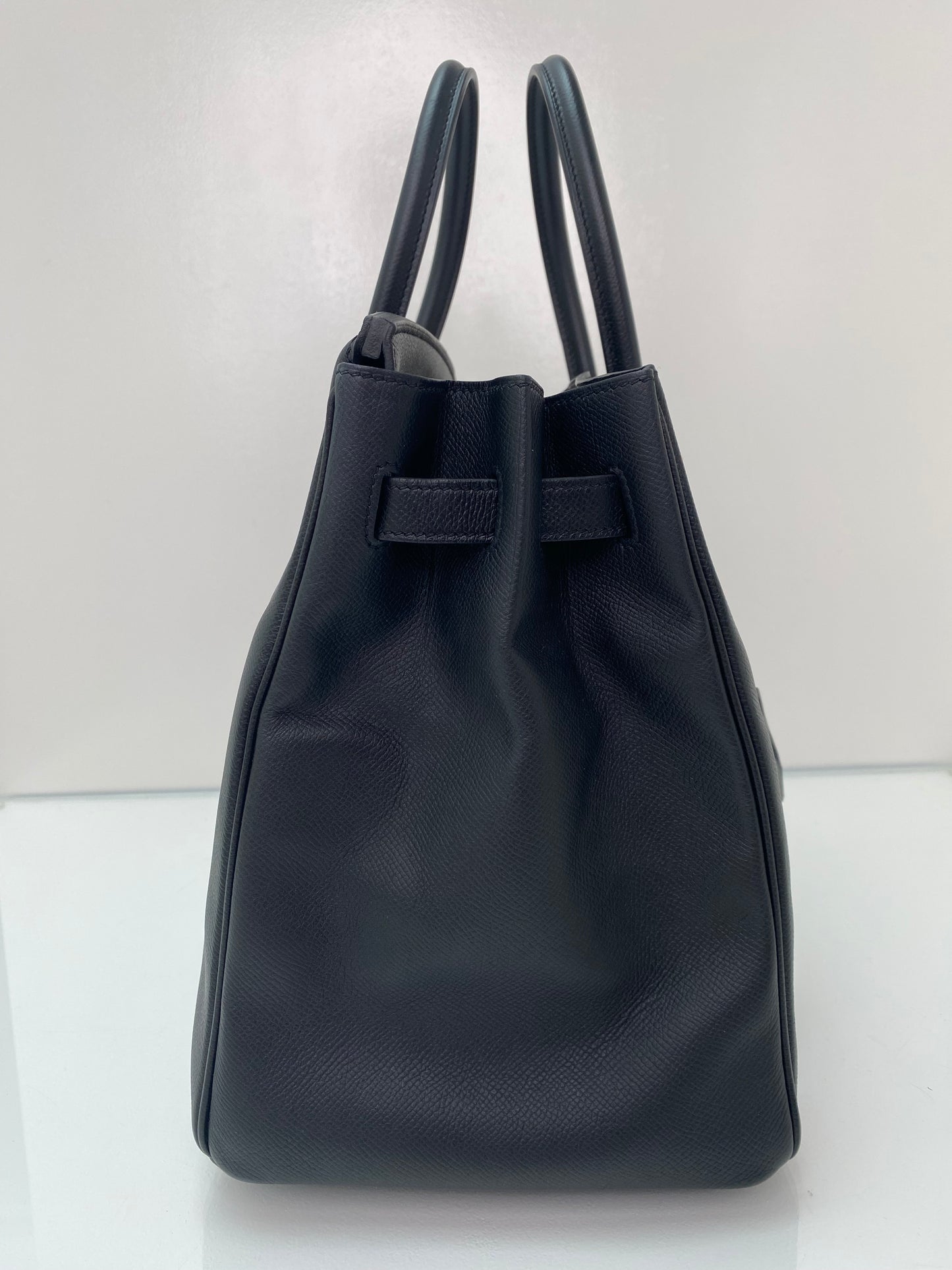Hermes Birkin 35 Black Epsom GHW #X