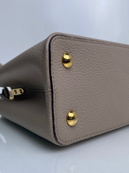 Louis Vuitton Galet Capucines Bag MM w/ Strap GHW