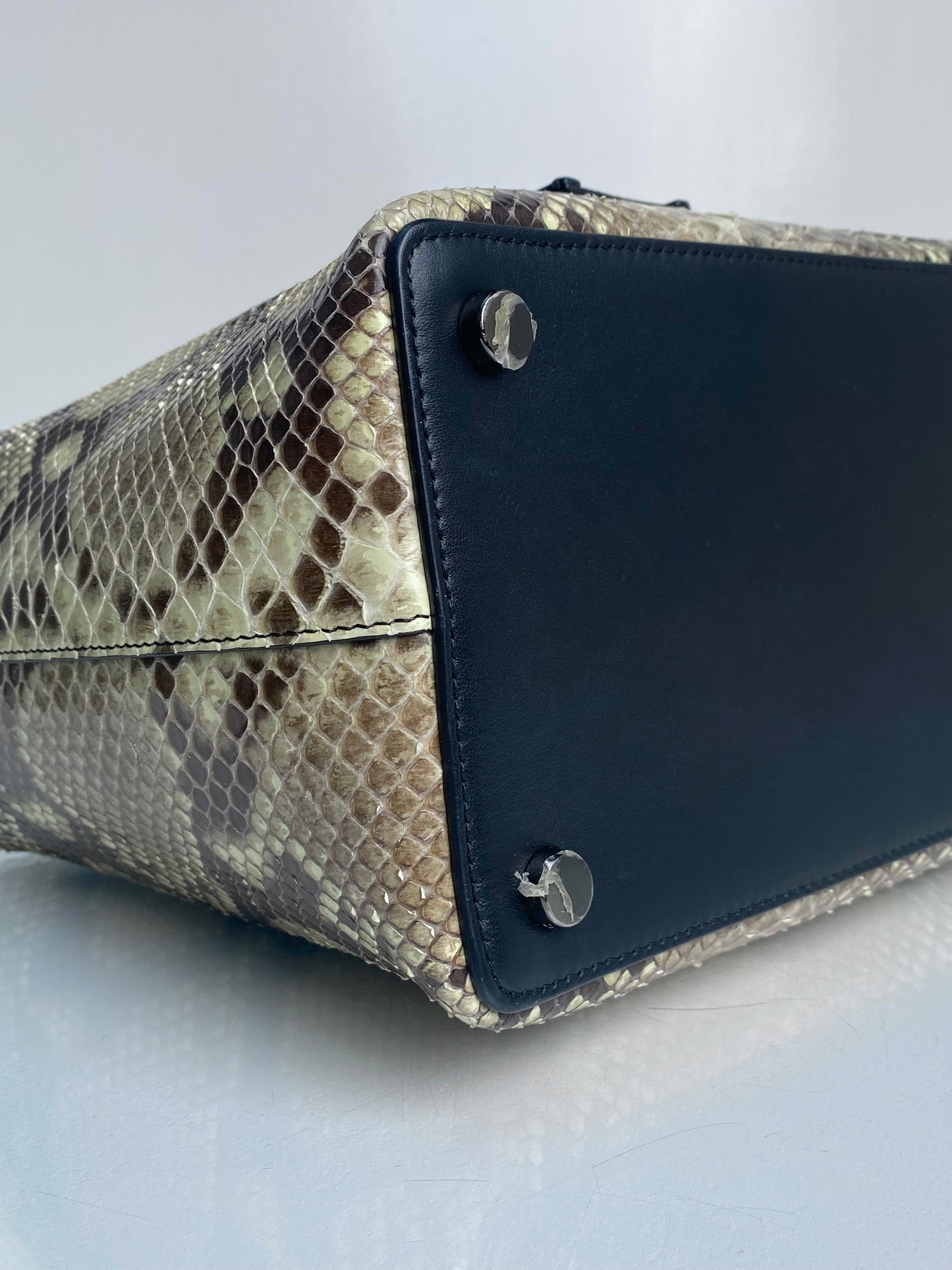 Tom Ford Black & Python Top Handle Bag RHW