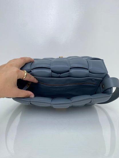 Bottega Veneta Thunder Grey Padded Cassette Bag GHW