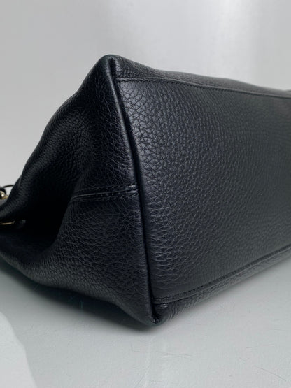 Gucci Black Leather SoHo Shoulder Bag GHW