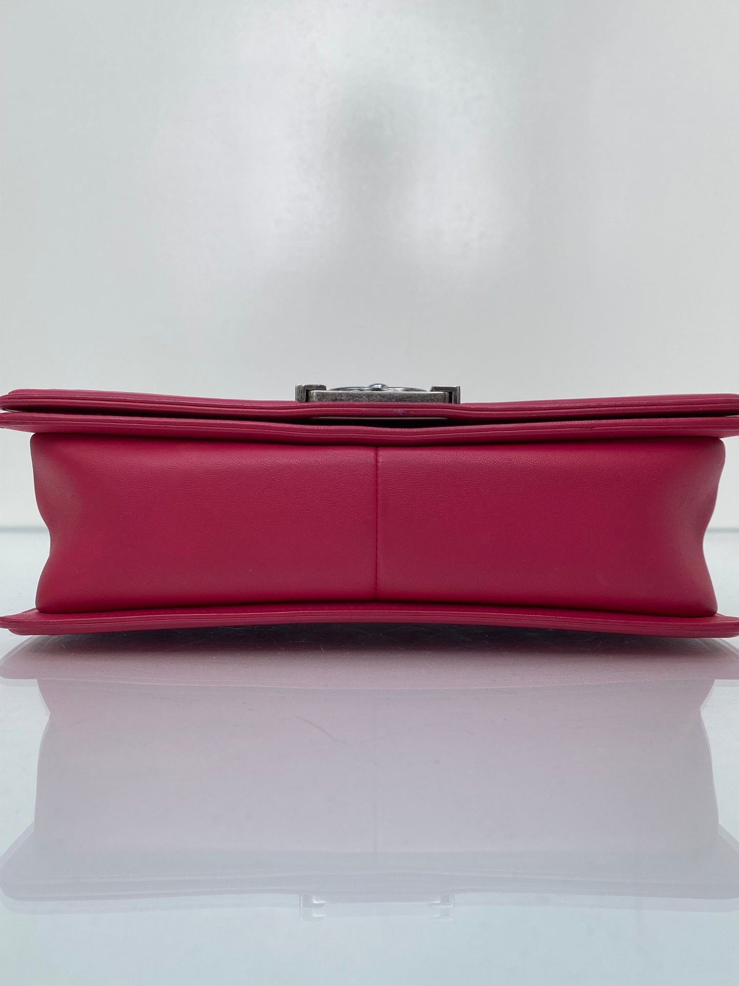 Chanel Pink Quilted Medium Boy Bag RHW