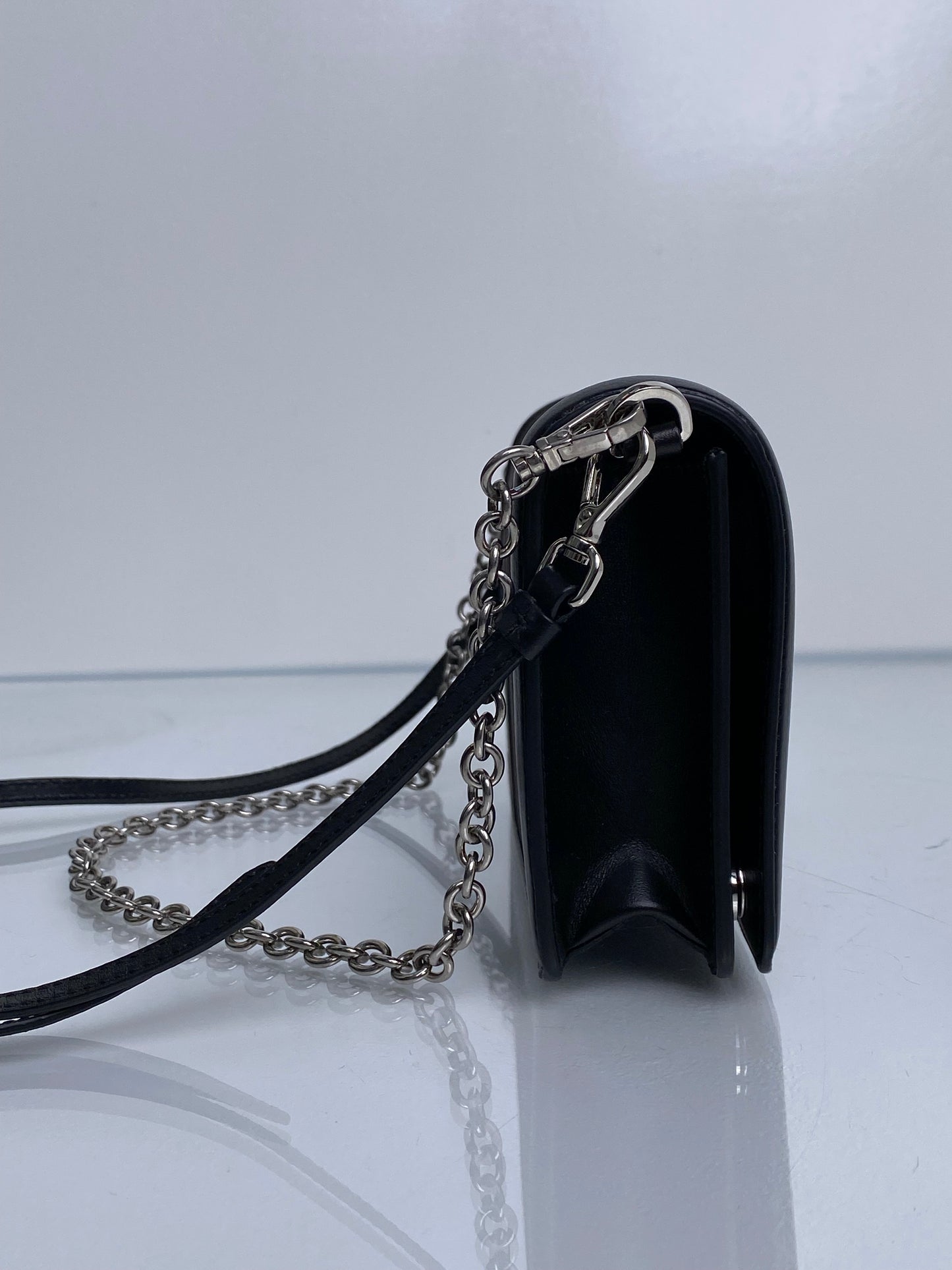 Prada Black Leather & Nylon Mini Bag