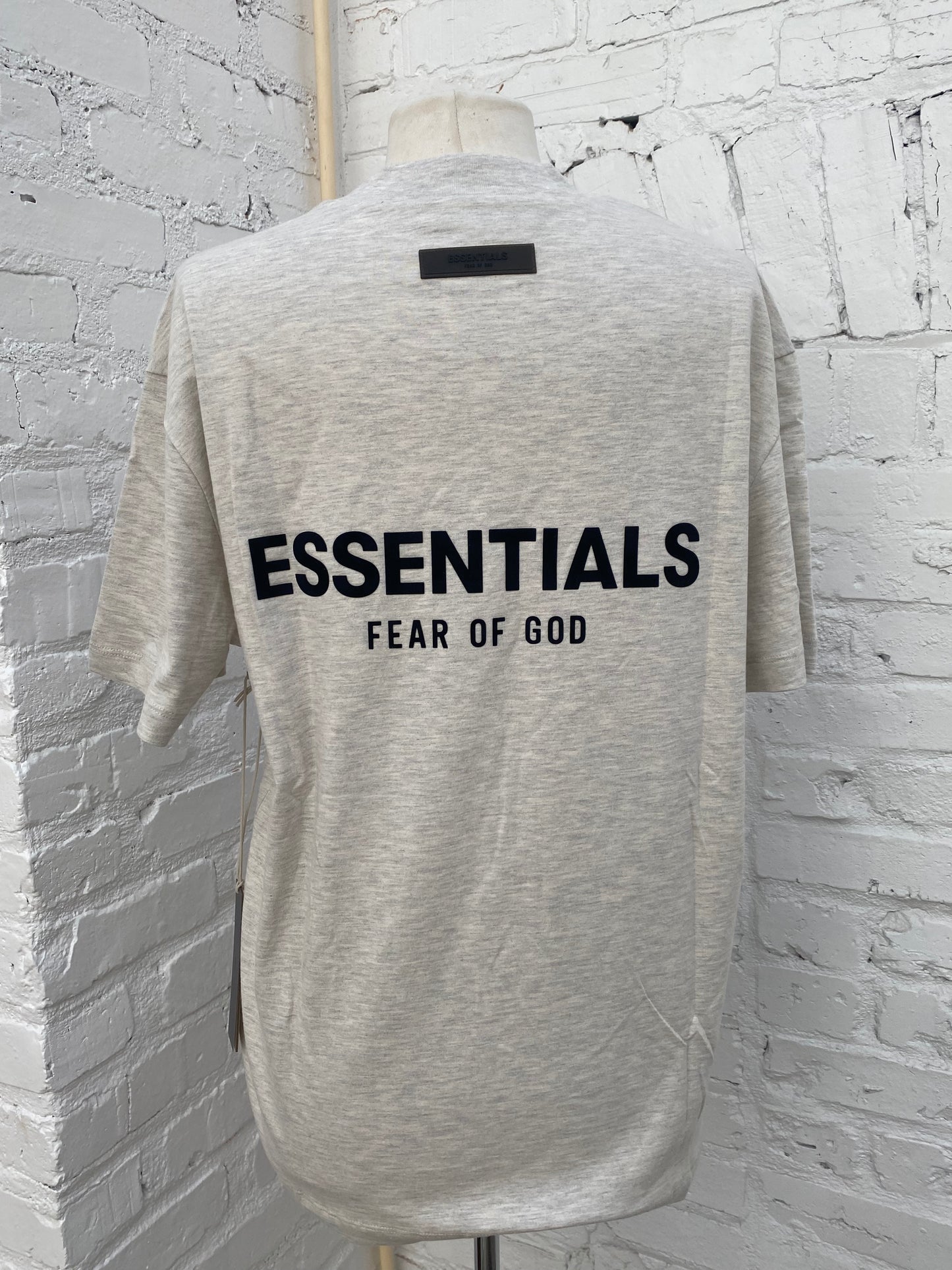Essentials Light Oatmeal T-Shirt, XS