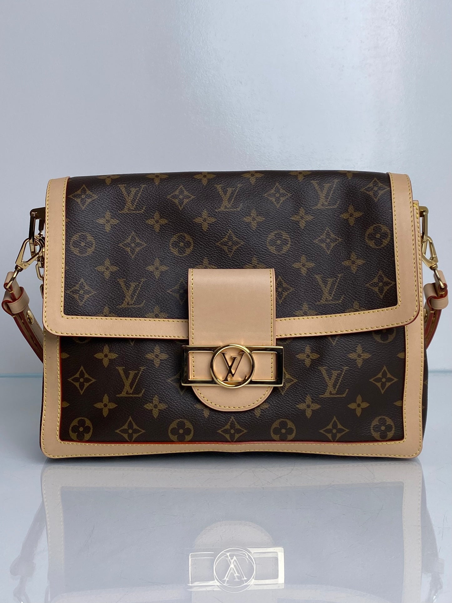 Louis Vuitton Canvas Monogram Dauphine GM Bag GHW
