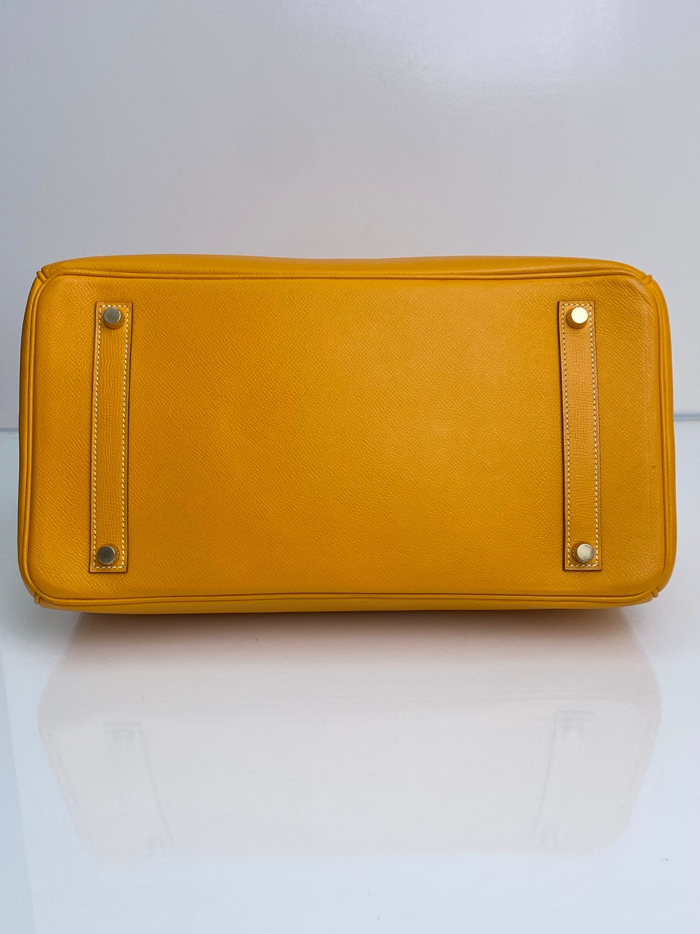 Hermes Birkin 35 Jaune Epsom GHW #P Square