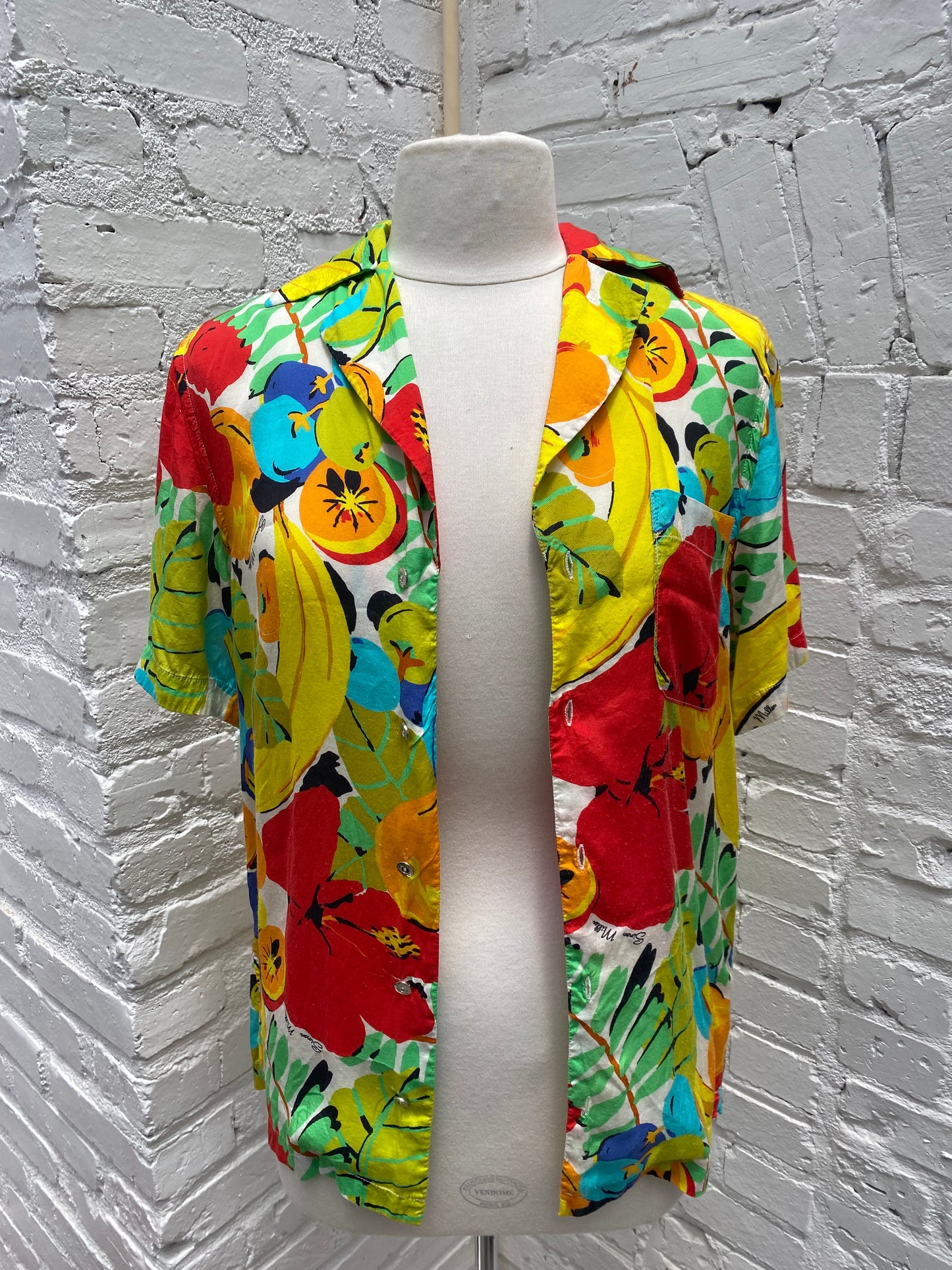 Simon Miller Yellow, Red, & Blue Top, XS