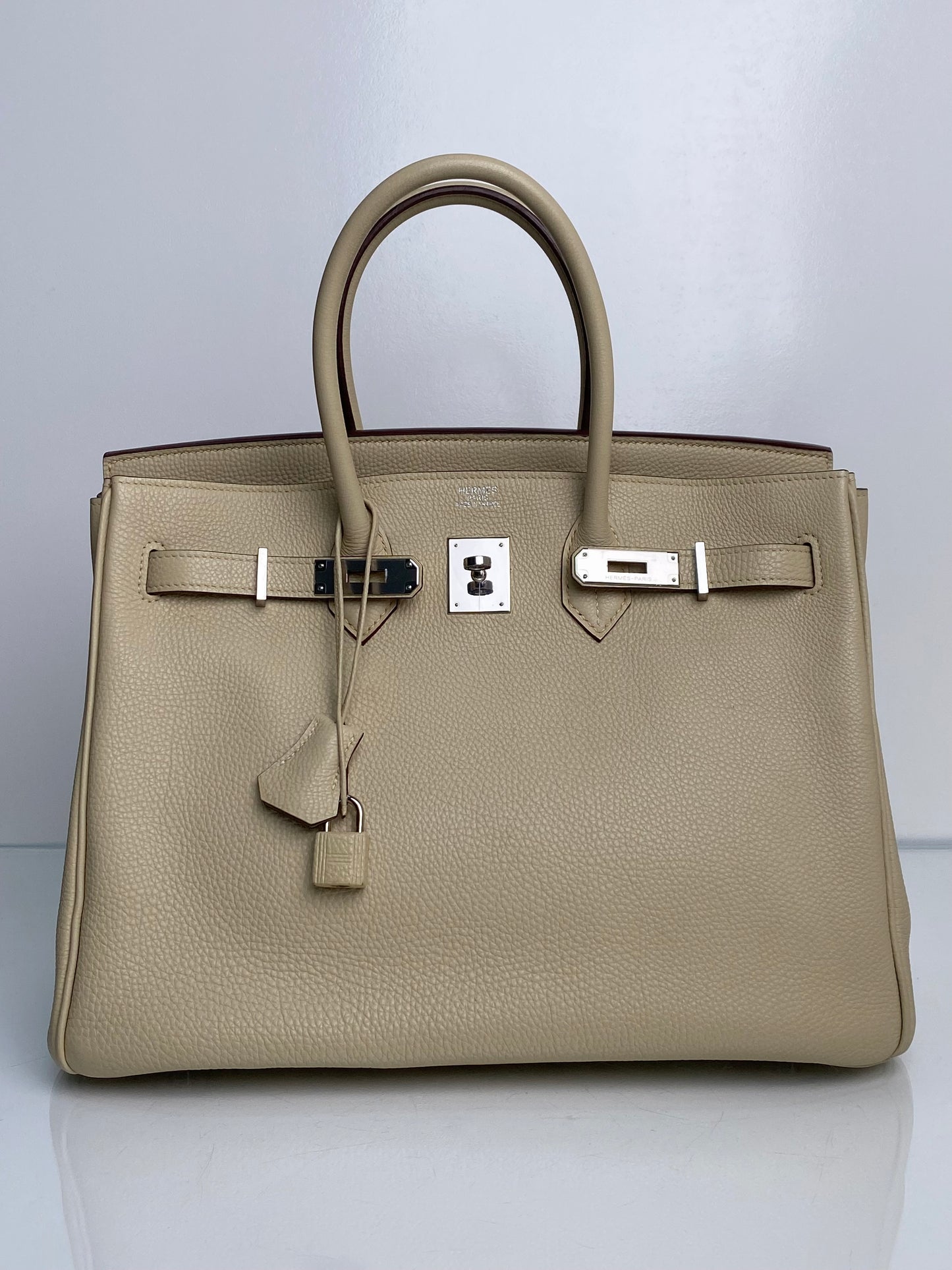 Hermes Birkin 35 Parchemin Togo PHW #K