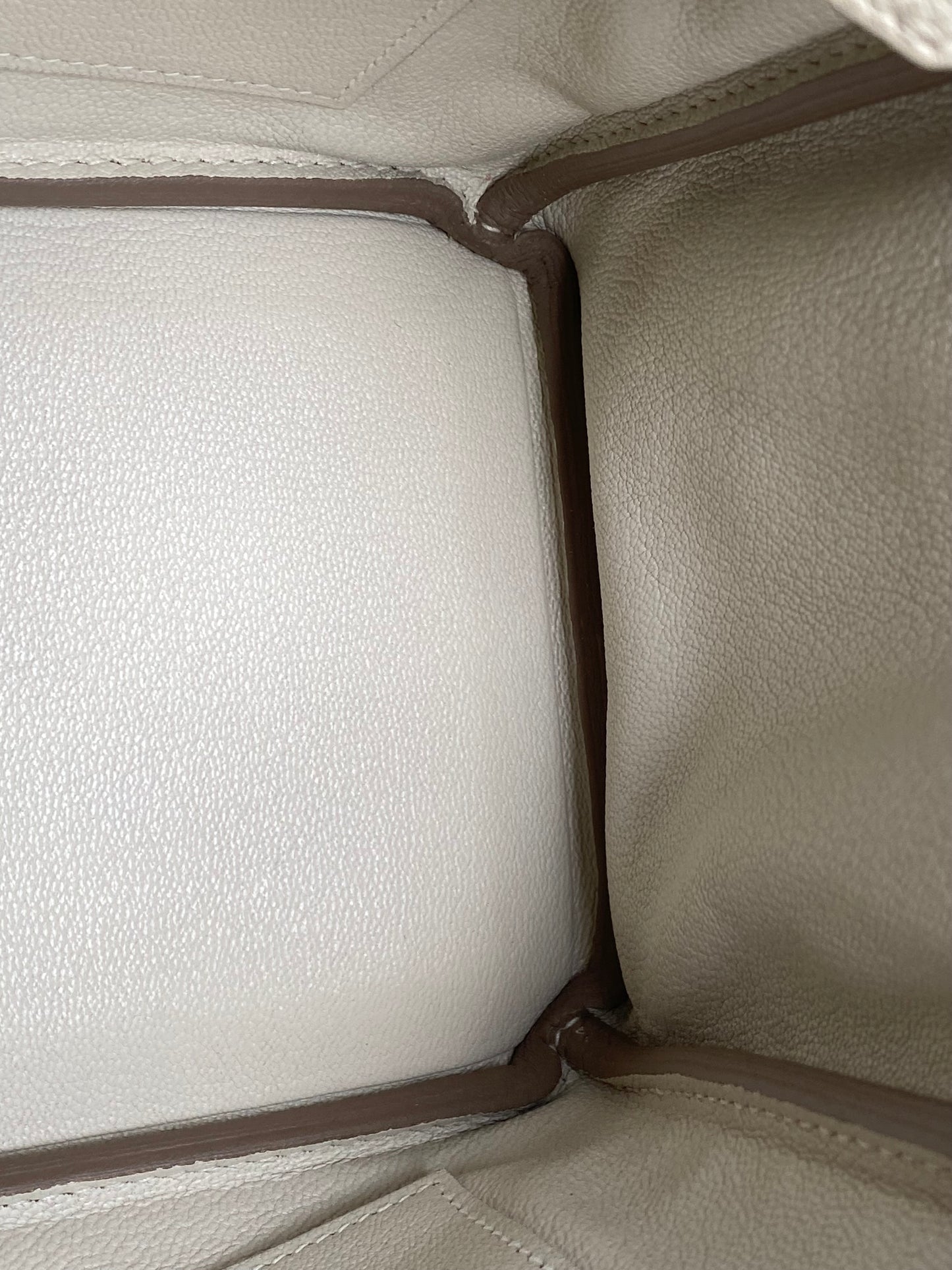 Hermes Birkin 25 Craie Togo GHW #Y