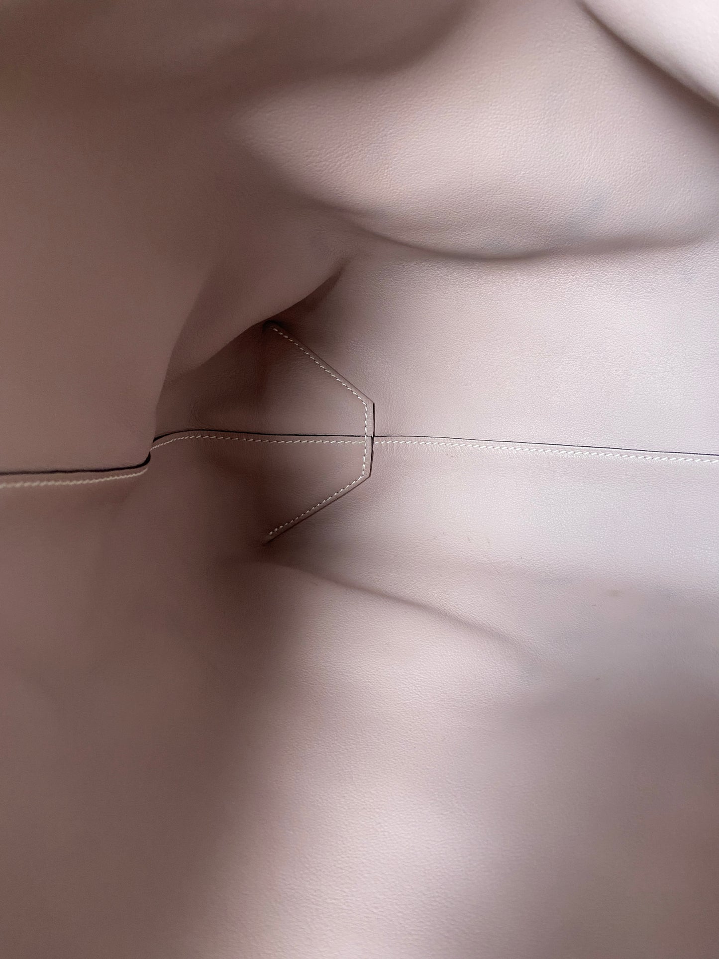 Hermes Double Sens 45 Reversible Suede Taupe Tote