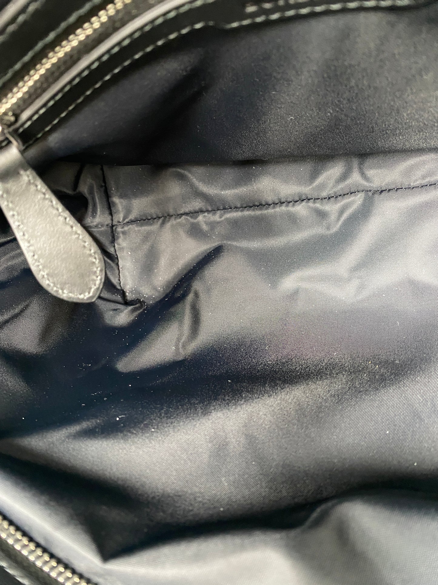 Burberry Black Nylon Logo Bag