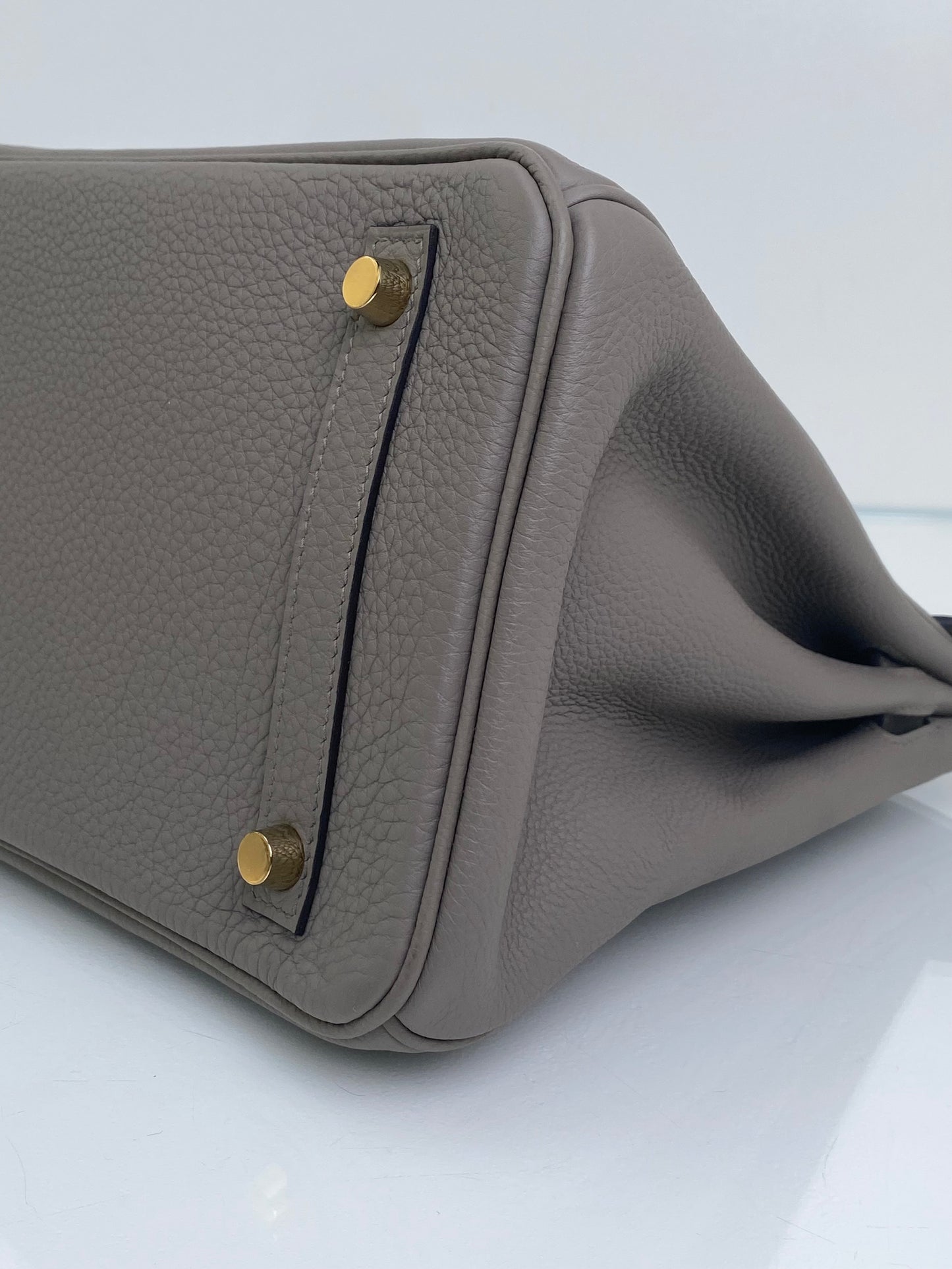 Hermes Birkin 30 Gris Asphalte Togo GHW #C