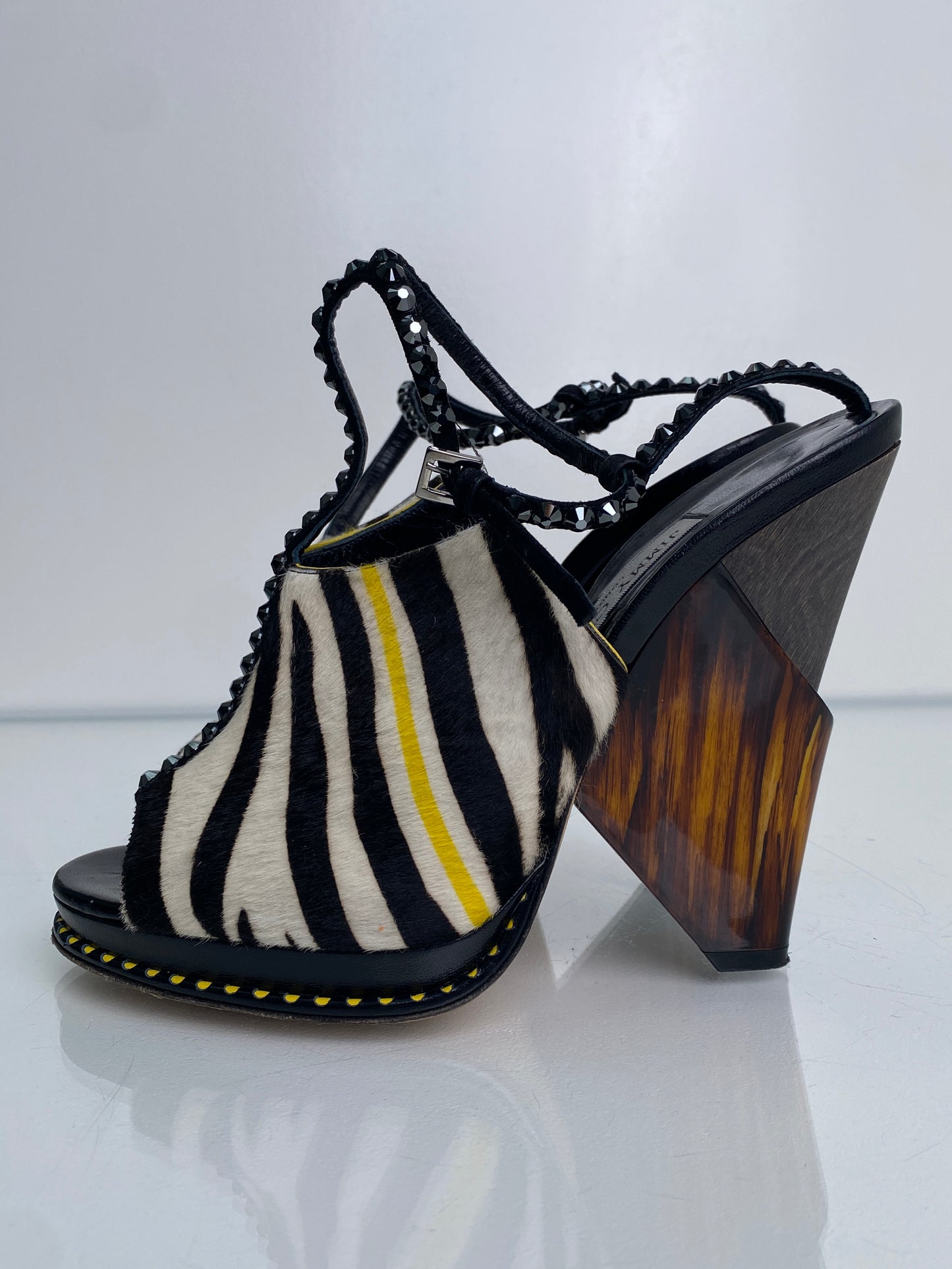 Jimmy Choo Zebra / Beaded Heels, 40