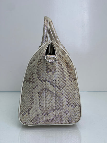 Givenchy Mini Antigona Lock Snakeskin Bag SHW