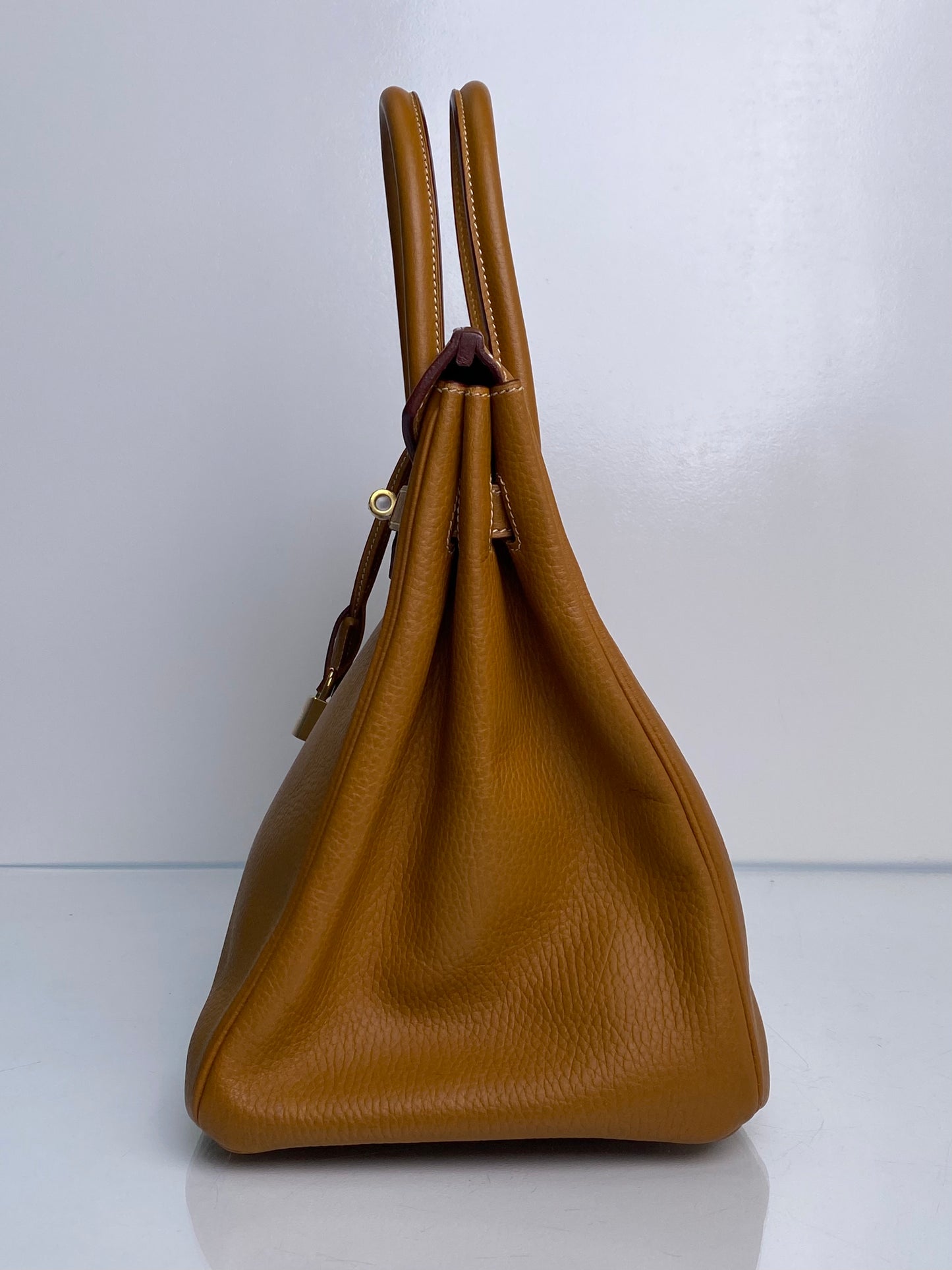 Hermes Birkin 35 Gold Ardennes GHW #B